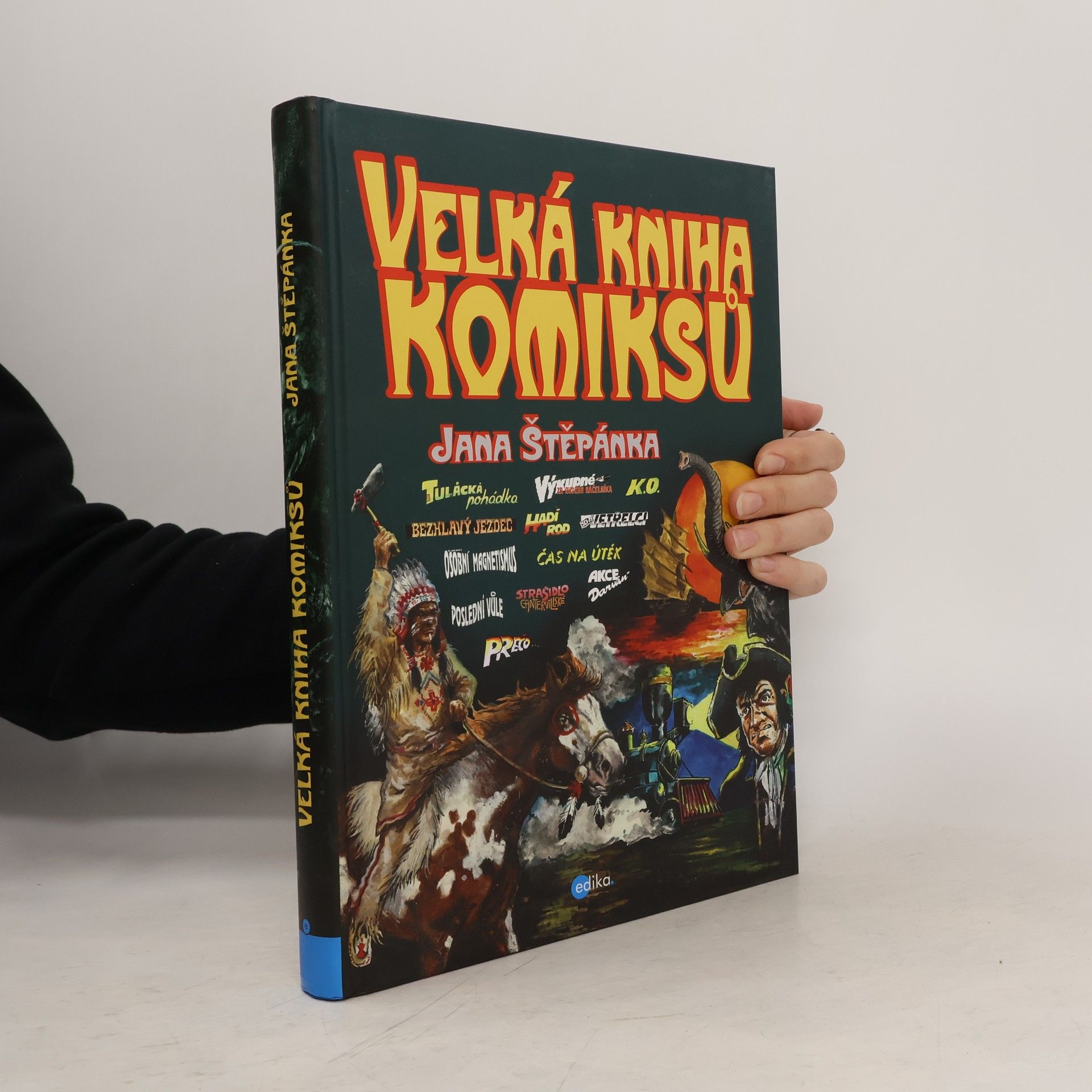 Jan Štěpánek Velká kniha komiksů Jana Štěpánka