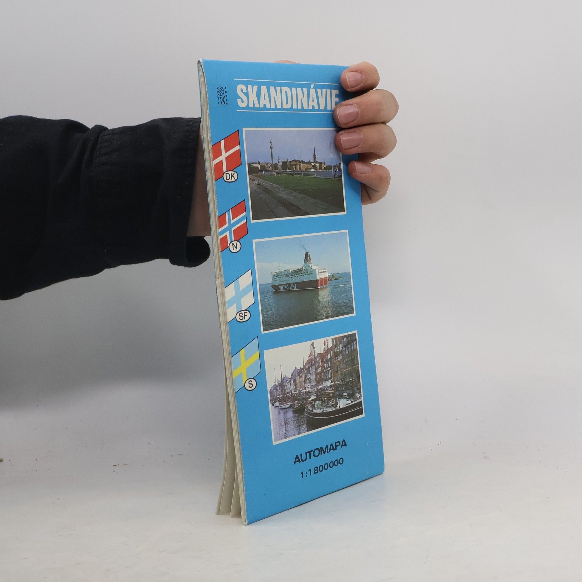 Kartografie Praha (Firm) Skandinávie, automapa 1:1 800 000