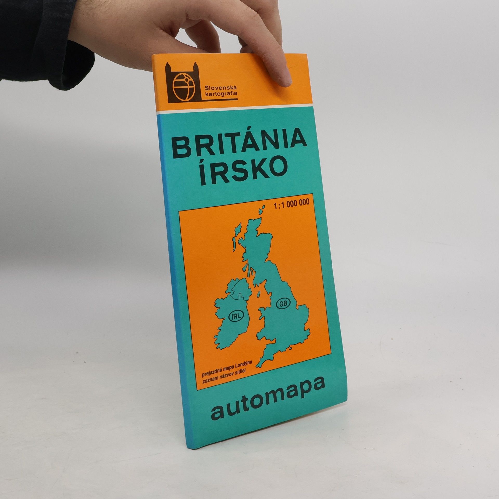Autorenkollektiv Británia Írsko. Automapa