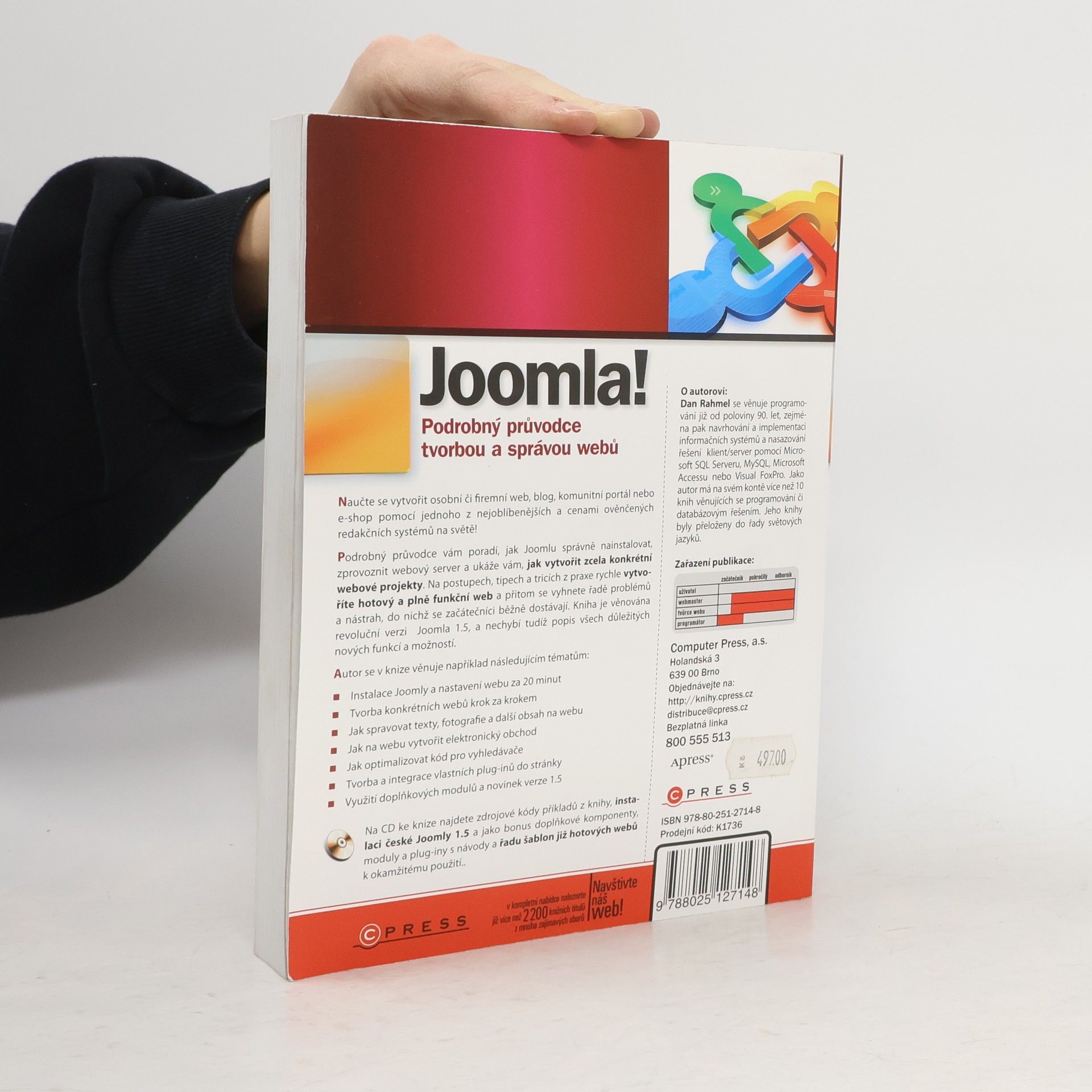 Dan Rahmel Joomla! Podrobný průvodce tvorbou a správou webů