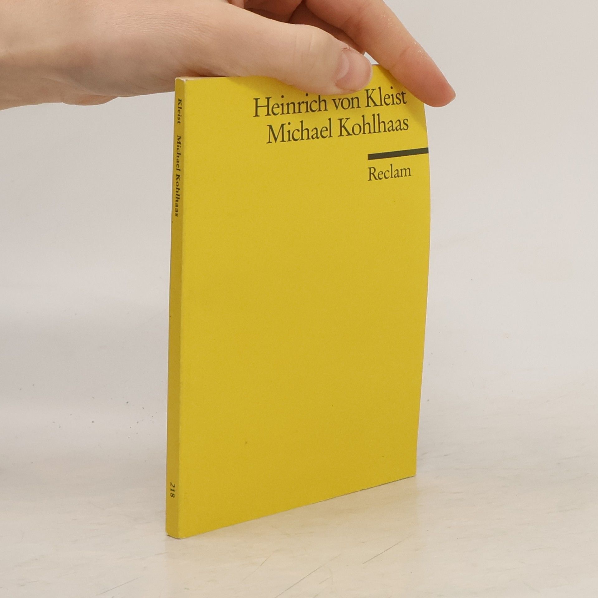 Heinrich von Kleist Michael Kohlhaas