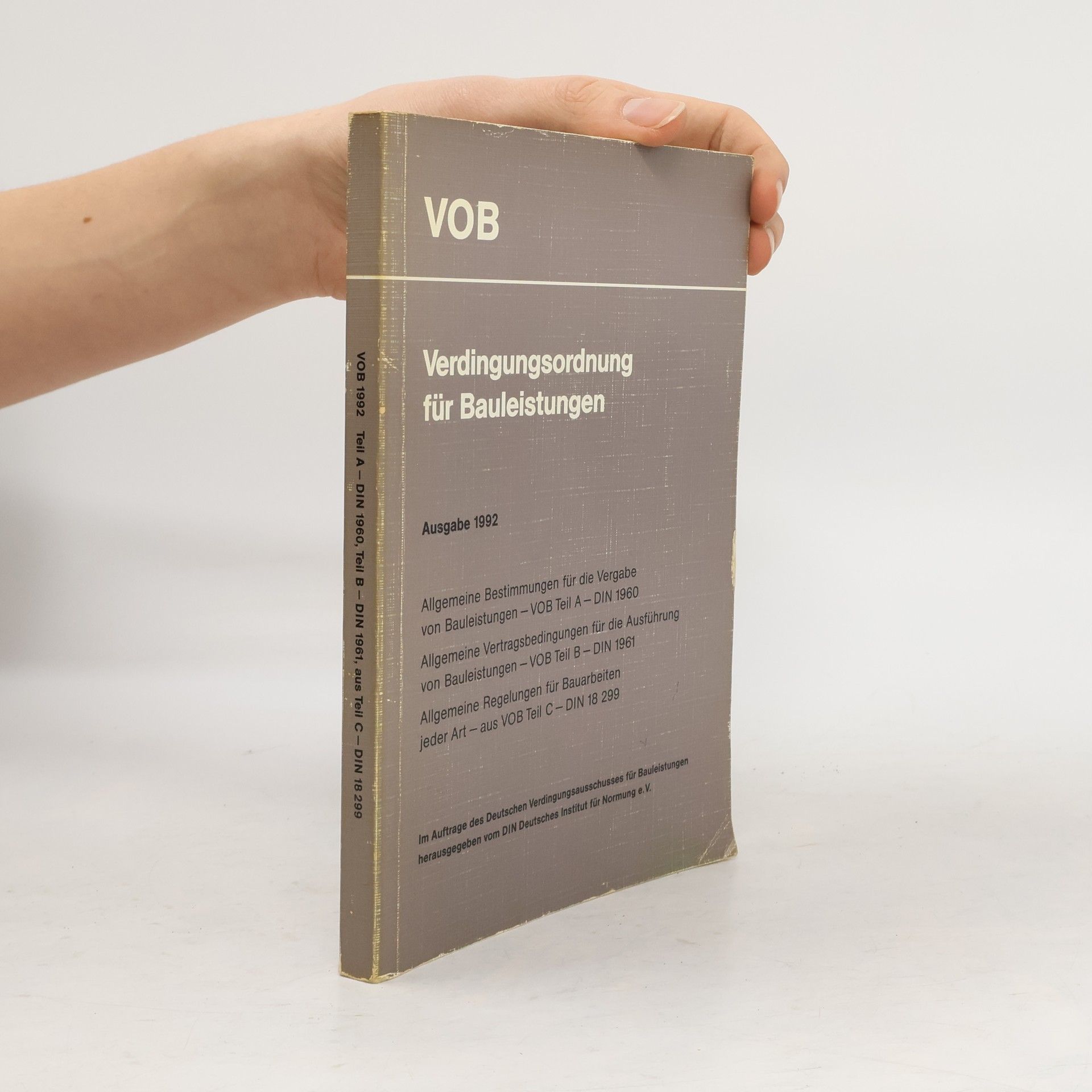 VOB: Verdingungsordnung für Bauleistungen
