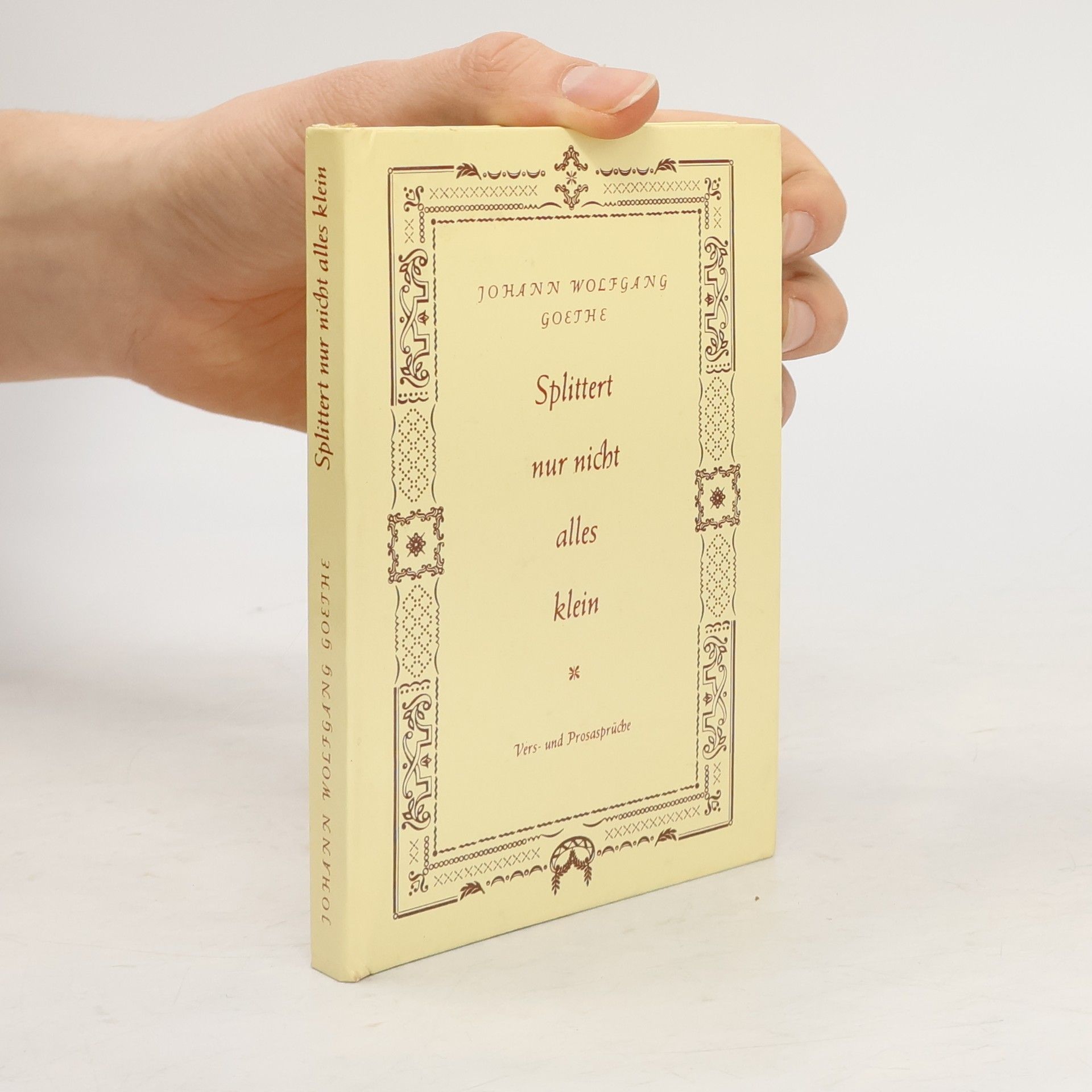 Splittert nur nicht alles klein