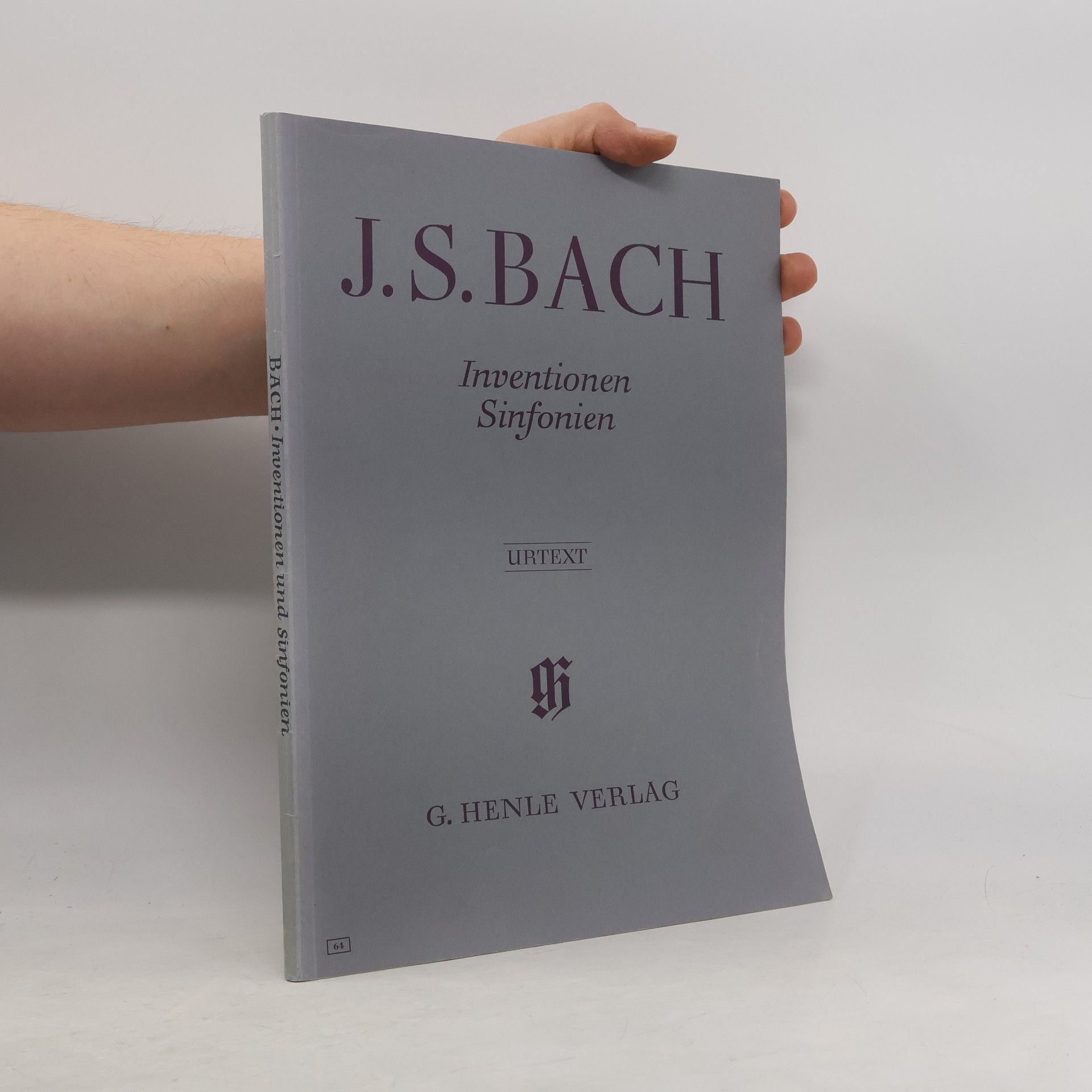 Rudolf Steglich J. S. Bach. Inventionen Sinfonien