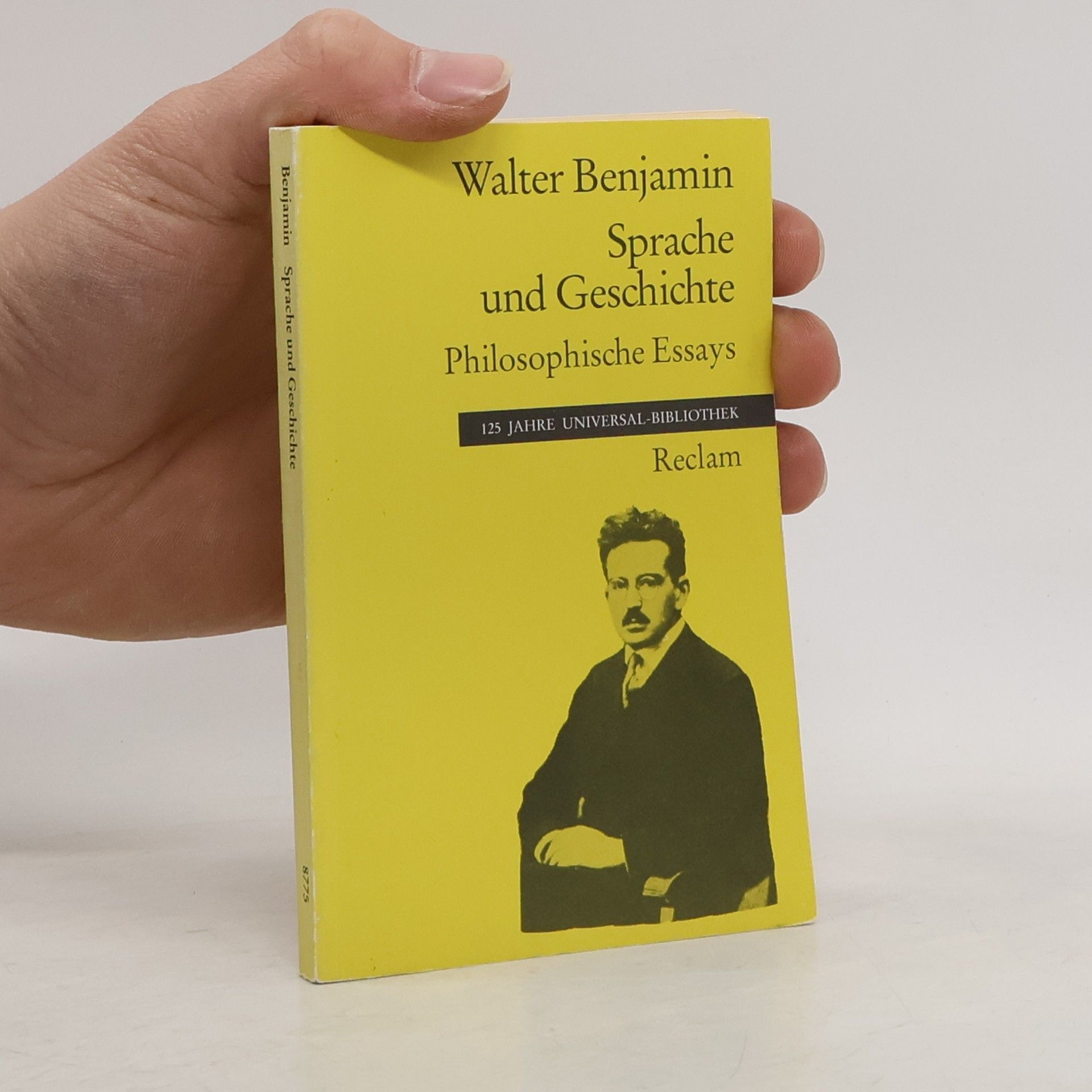 Walter Benjamin Sprache und Geschichte