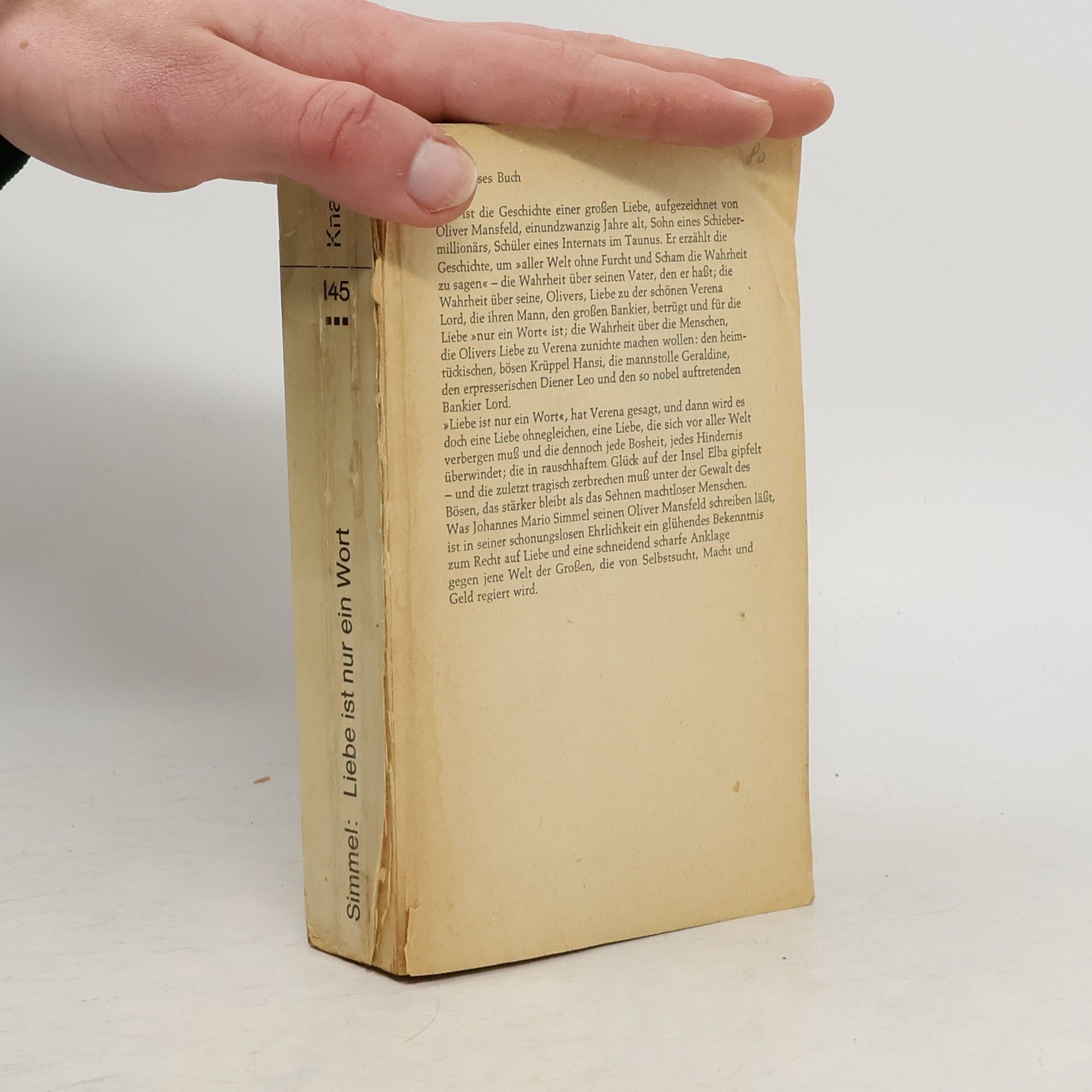 Johannes Mario Simmel Liebe ist nur ein Wort