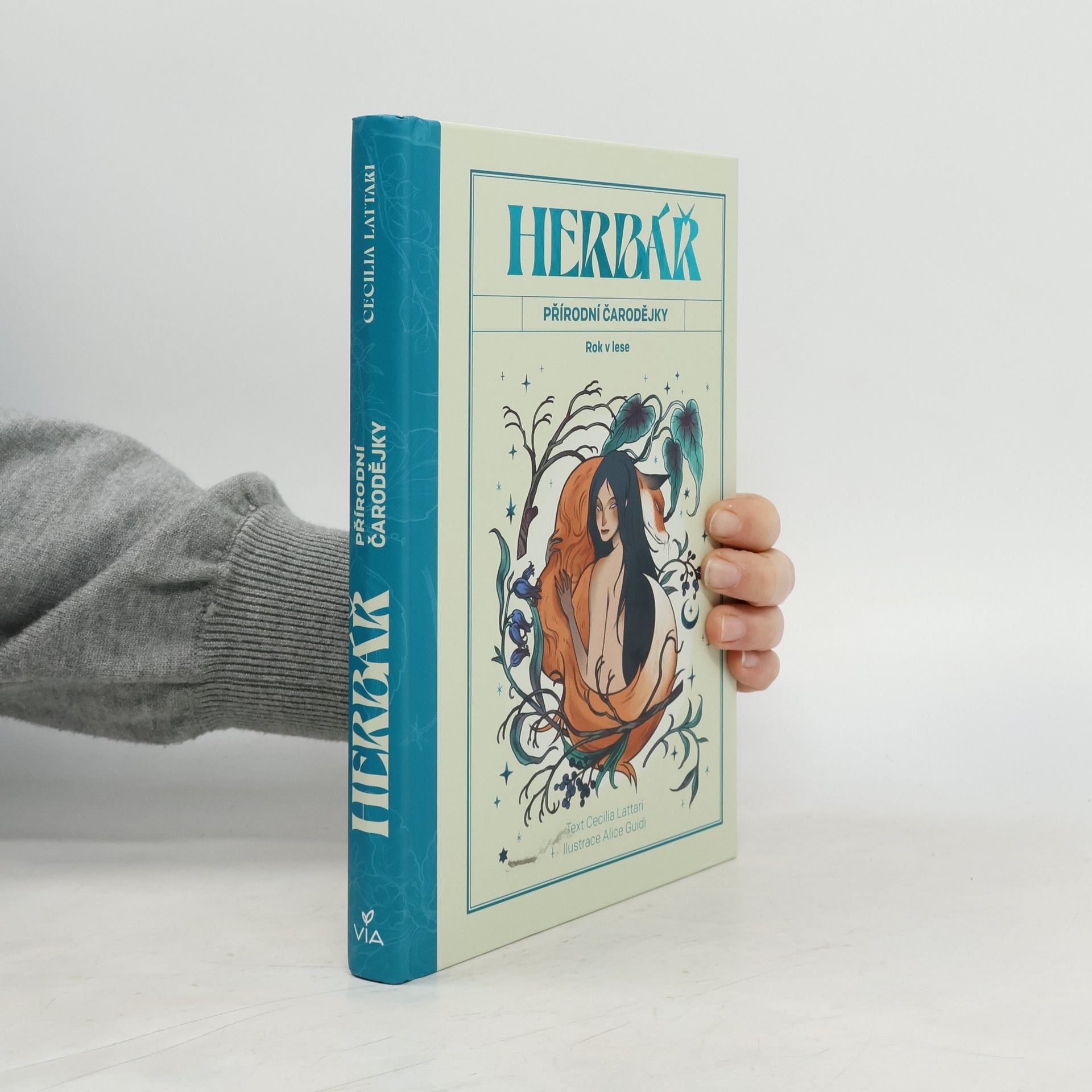 Cecilia Lattari Herbář přírodní čarodějky : rok v lese