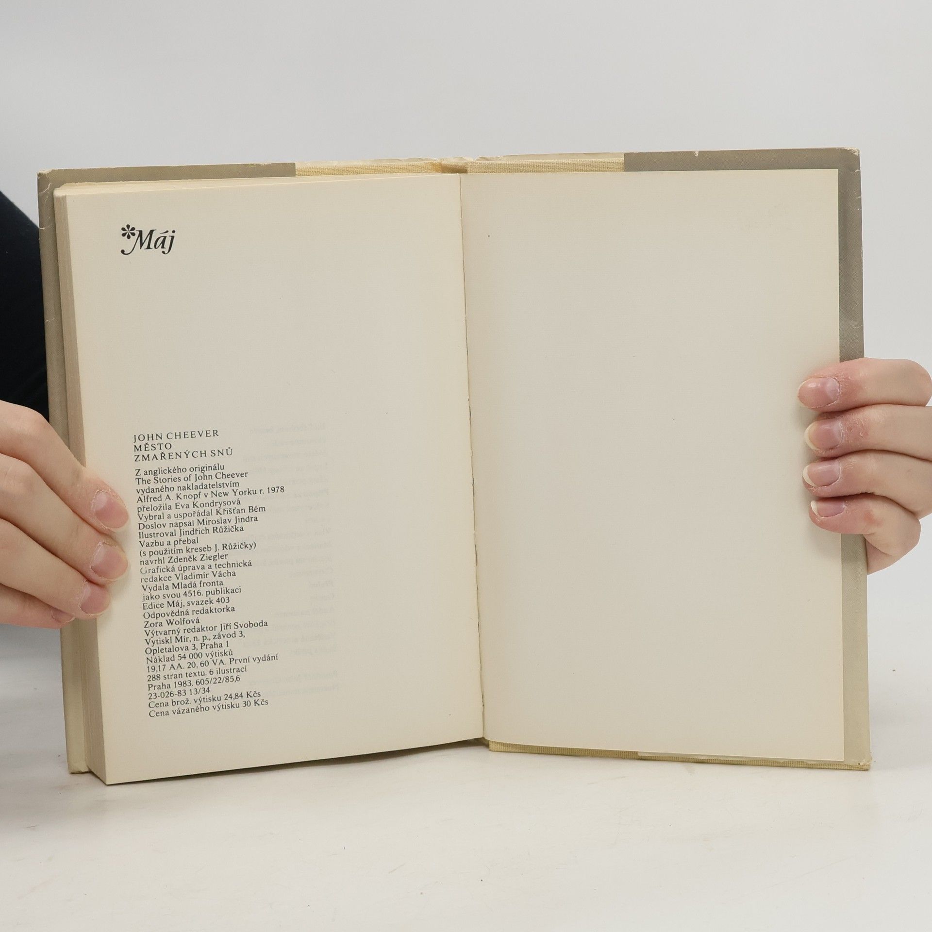 John Cheever Město zmařených snů