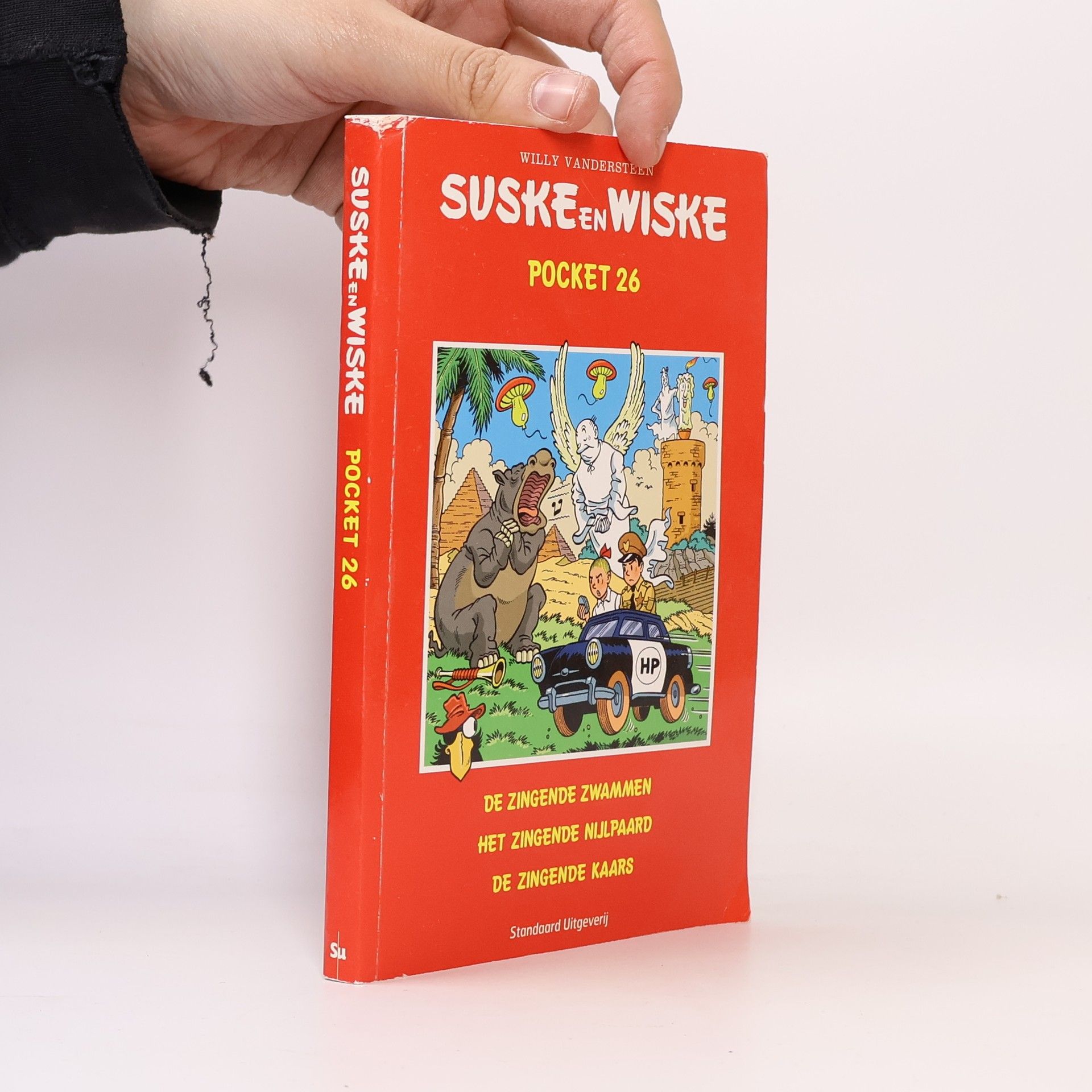 Willy Vandersteen Suske en Wiske Pocket - 26: De zingende zwammen - Het zingende nijlpaard - De zingende kaars