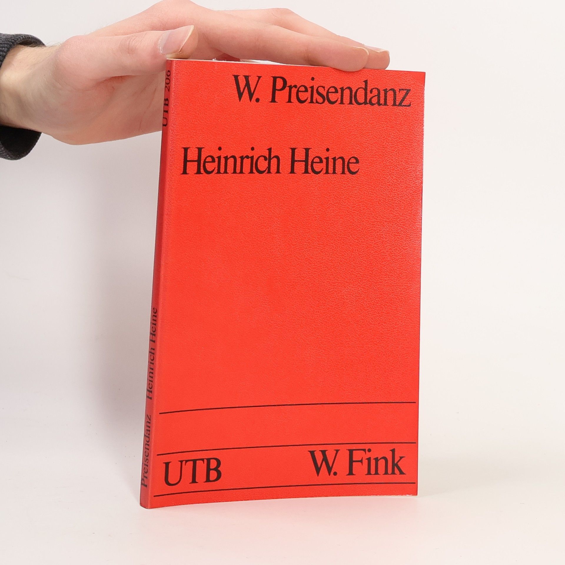 Wolfgang Preisendanz Heinrich Heine