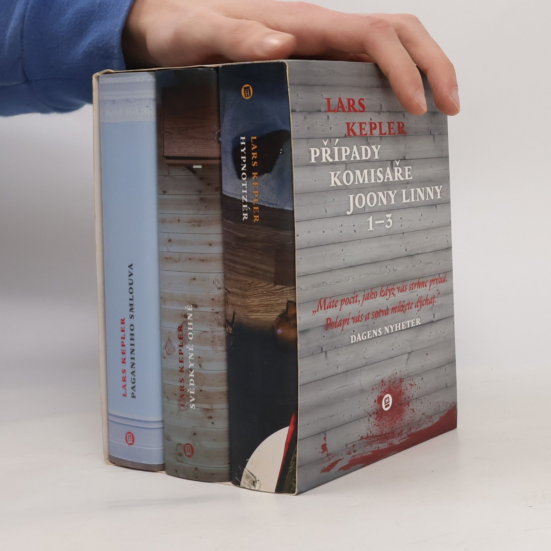 Lars Kepler Paganiniho smlouva. Svědkyně ohně. Hypnotizér