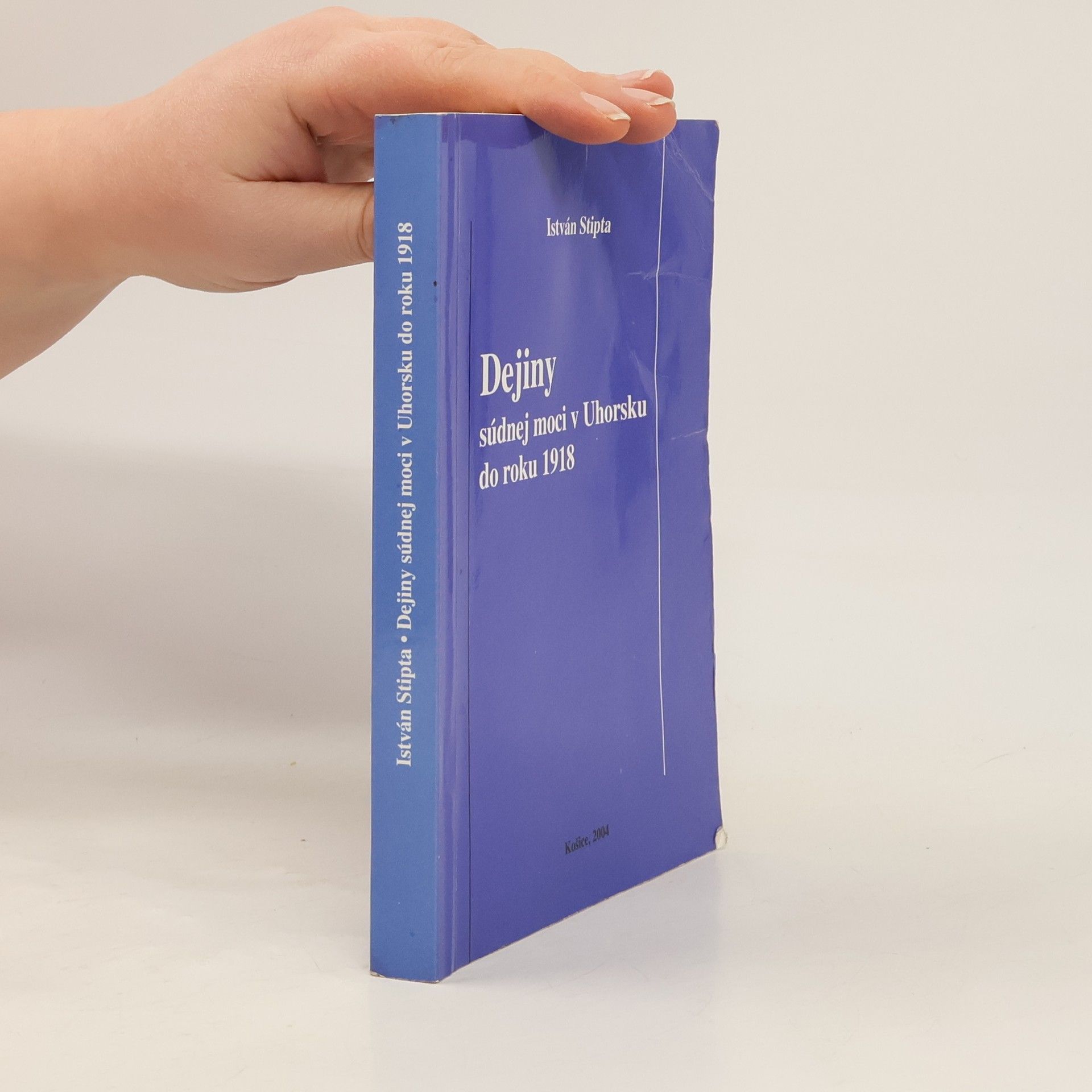 István Stipta Dejiny súdnej moci v Uhorsku do roku 1918