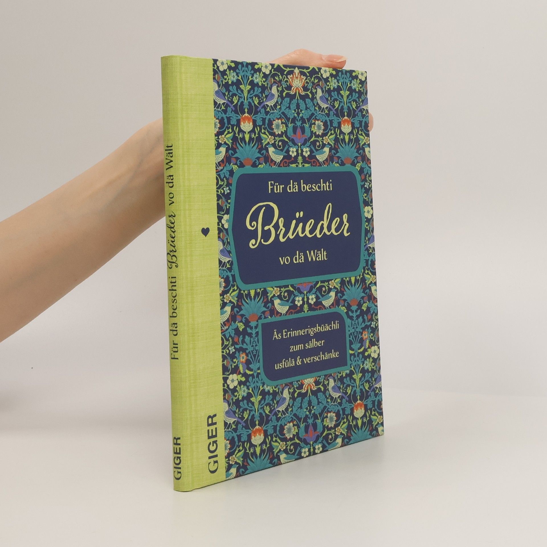 Cindy Giger Für dä beschti Brüeder vo dä Wält. Äs Erinnerigsbüächli zum sälber usfülä & verschänke
