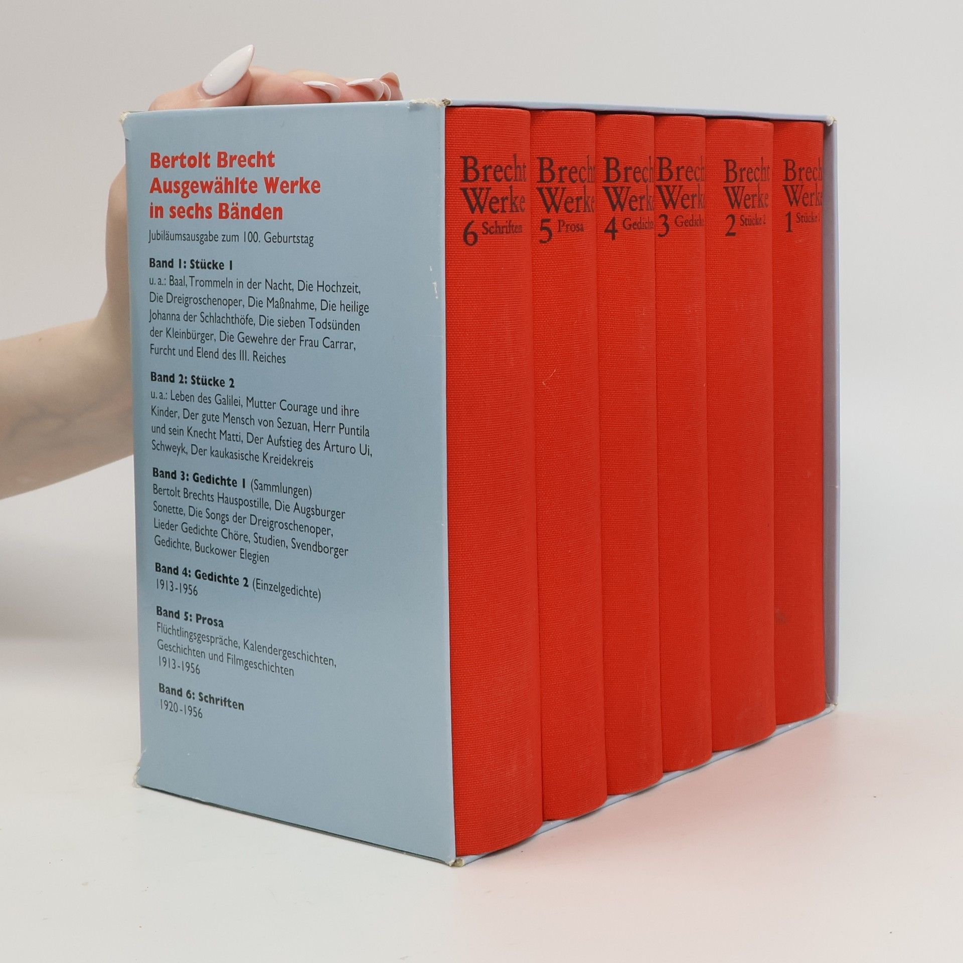 Bertolt Brecht Ausgewählte Werke in sechs Bänden