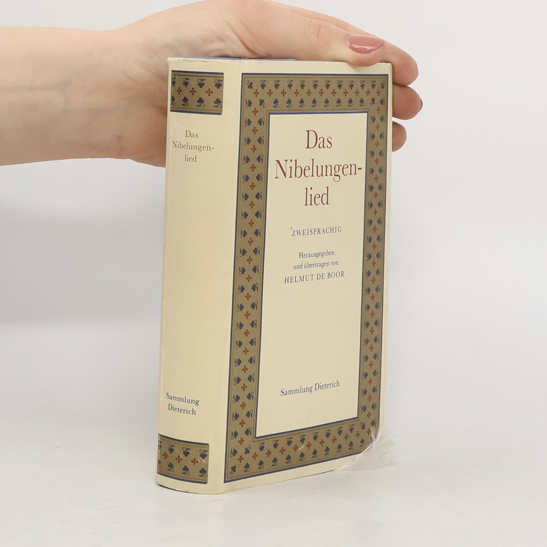 Helmut de Boor Sammlung Dieterich: Das Nibelungenlied