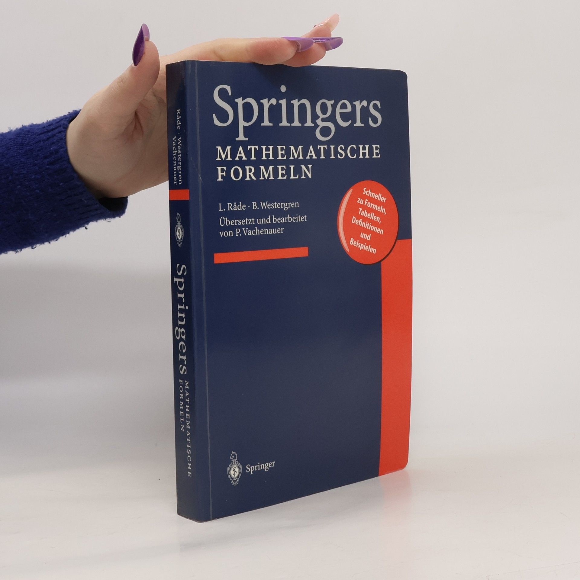 Lennart Ra de Springers Mathematische Formeln