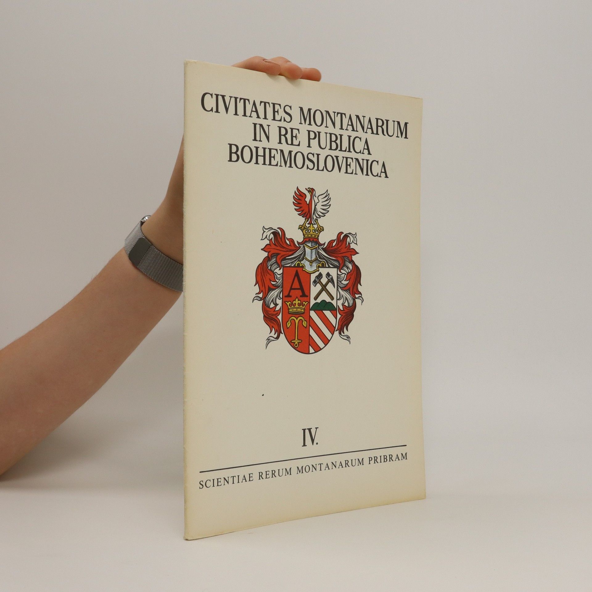 Jan Čáka Civitates montanarum in re publica Bohemoslovenica. Horní města v Československu (soubor heraldických kreseb Jana Čáky s průvodním slovem Jiřího Schenka Scientiae rerum montanarum Pribram)