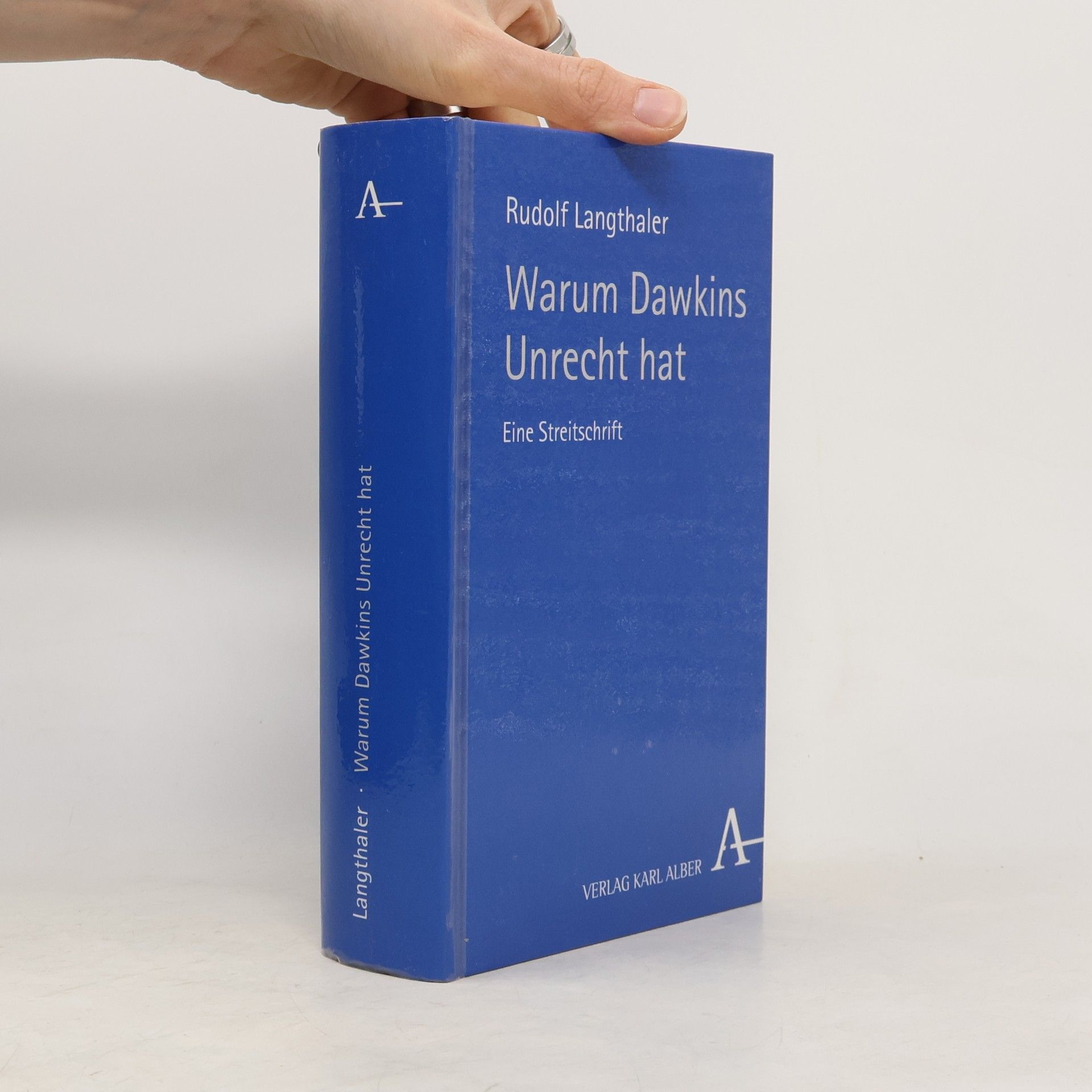 Rudolf Langthaler Warum Dawkins Unrecht hat