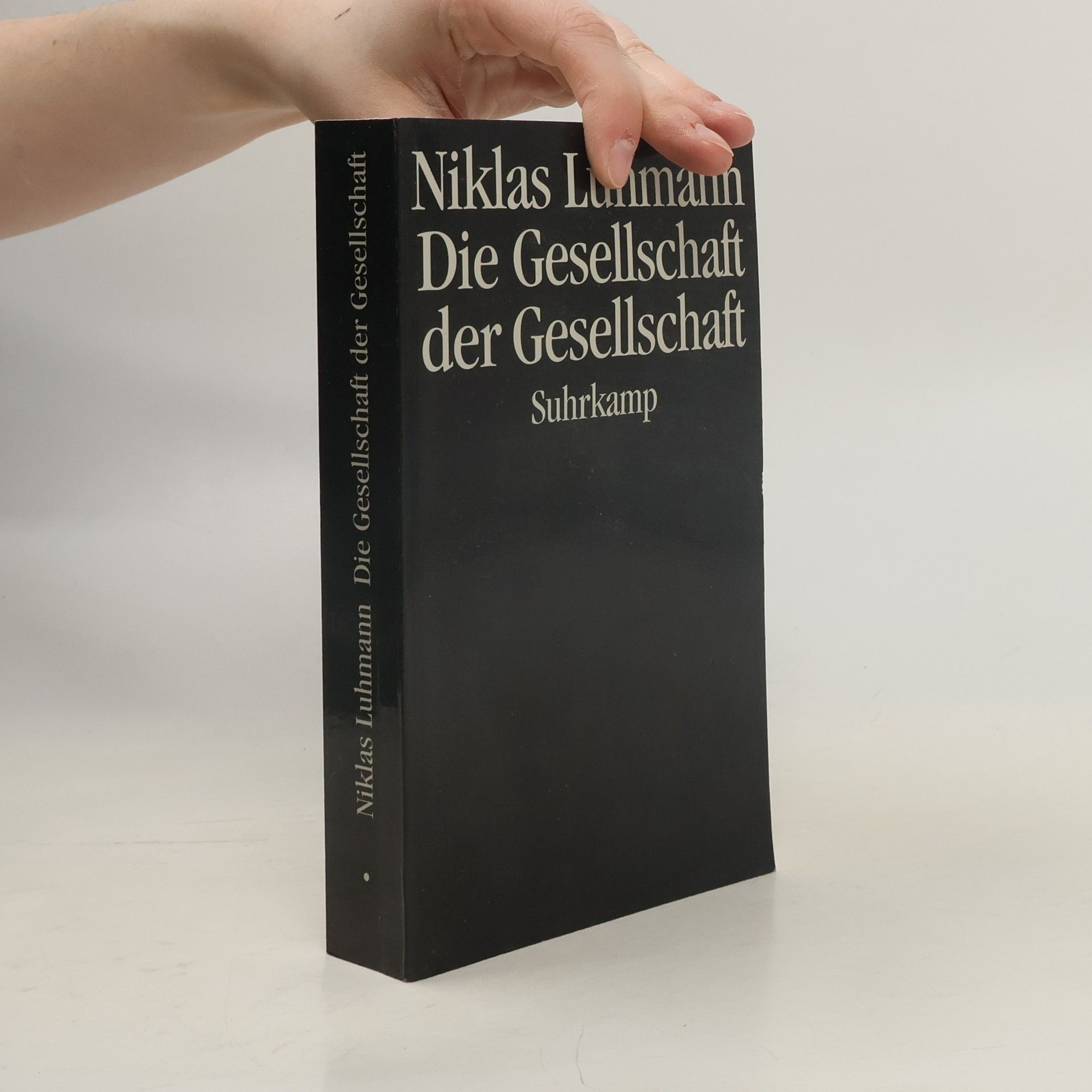 Niklas Luhmann Die Gesellschaft der Gesellschaft