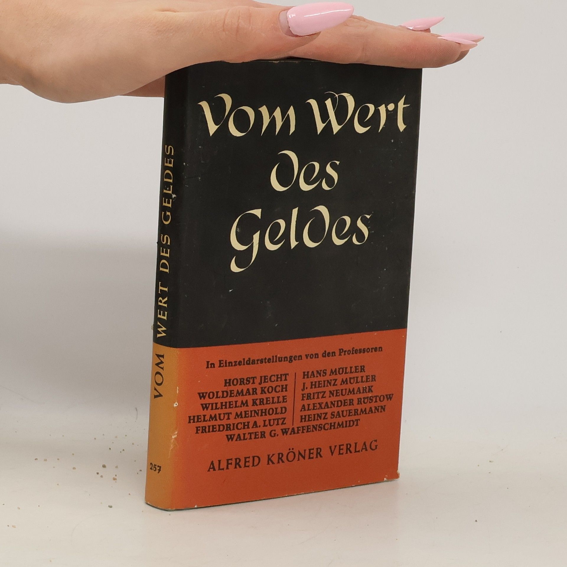 Autorenkollektiv Vom Wert des Geldes