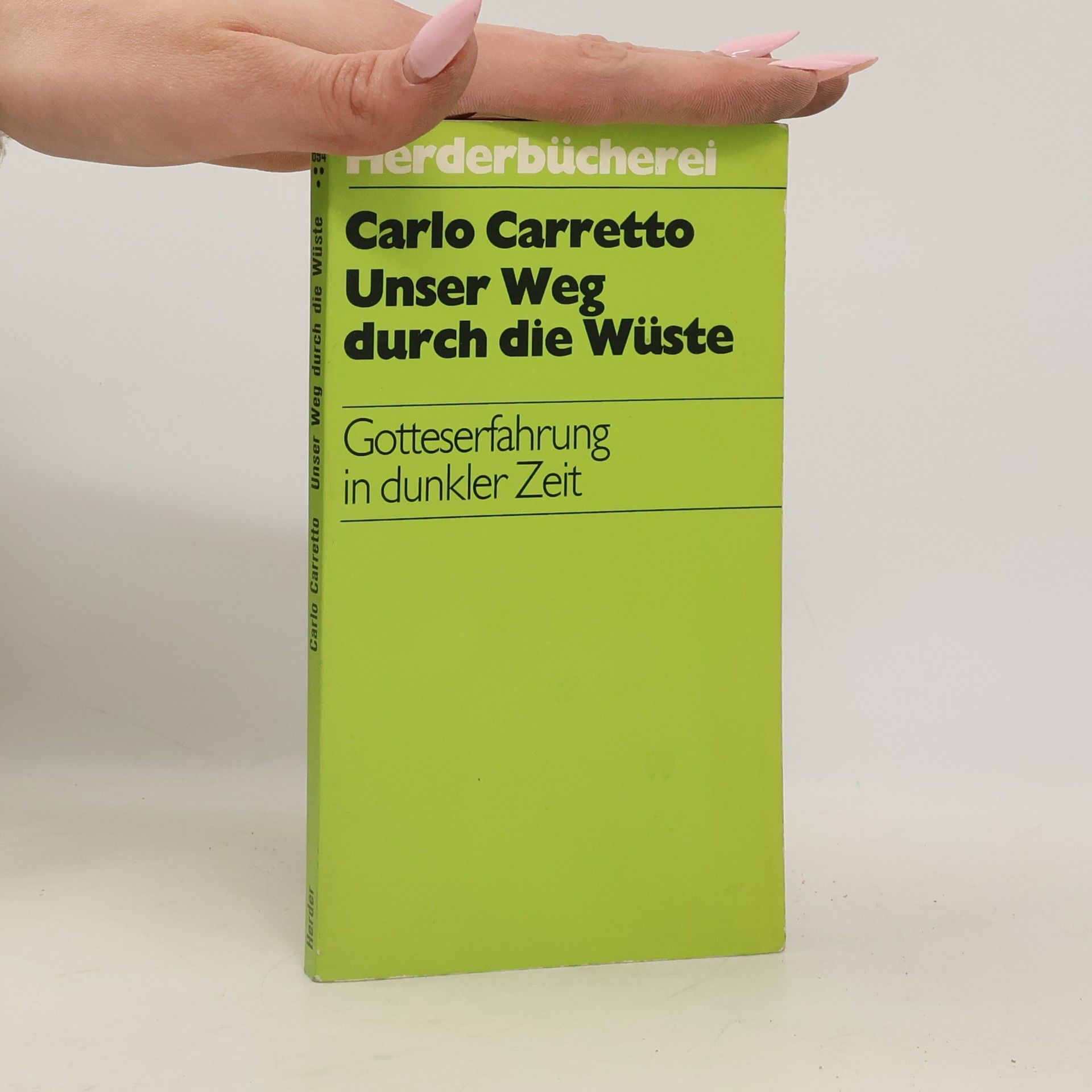 Unser Weg durch die Wüste. Gotteserfahrung in dunkler Zeit