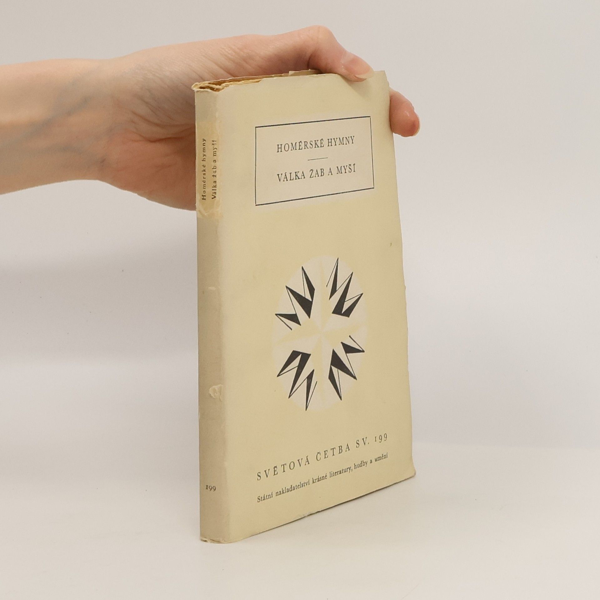 Homère Homérské hymny. Válka žab a myší