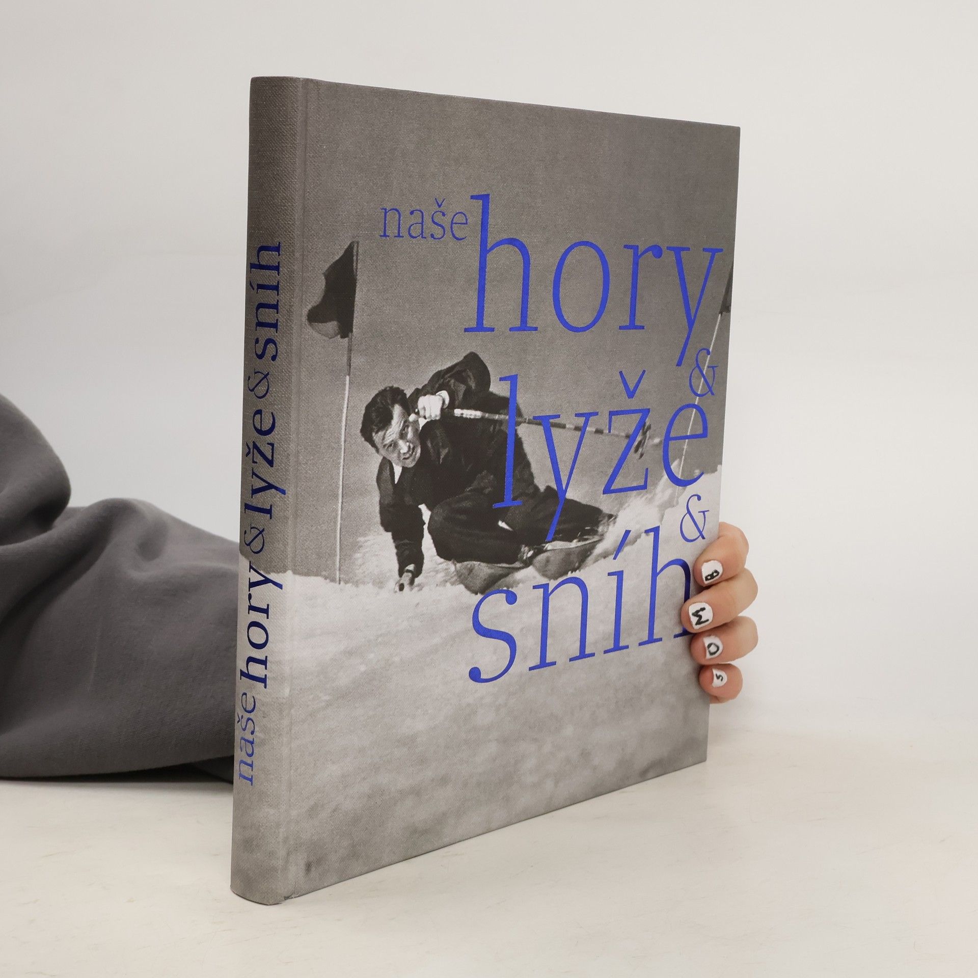 Herbert Slavík Naše hory, lyže, sníh