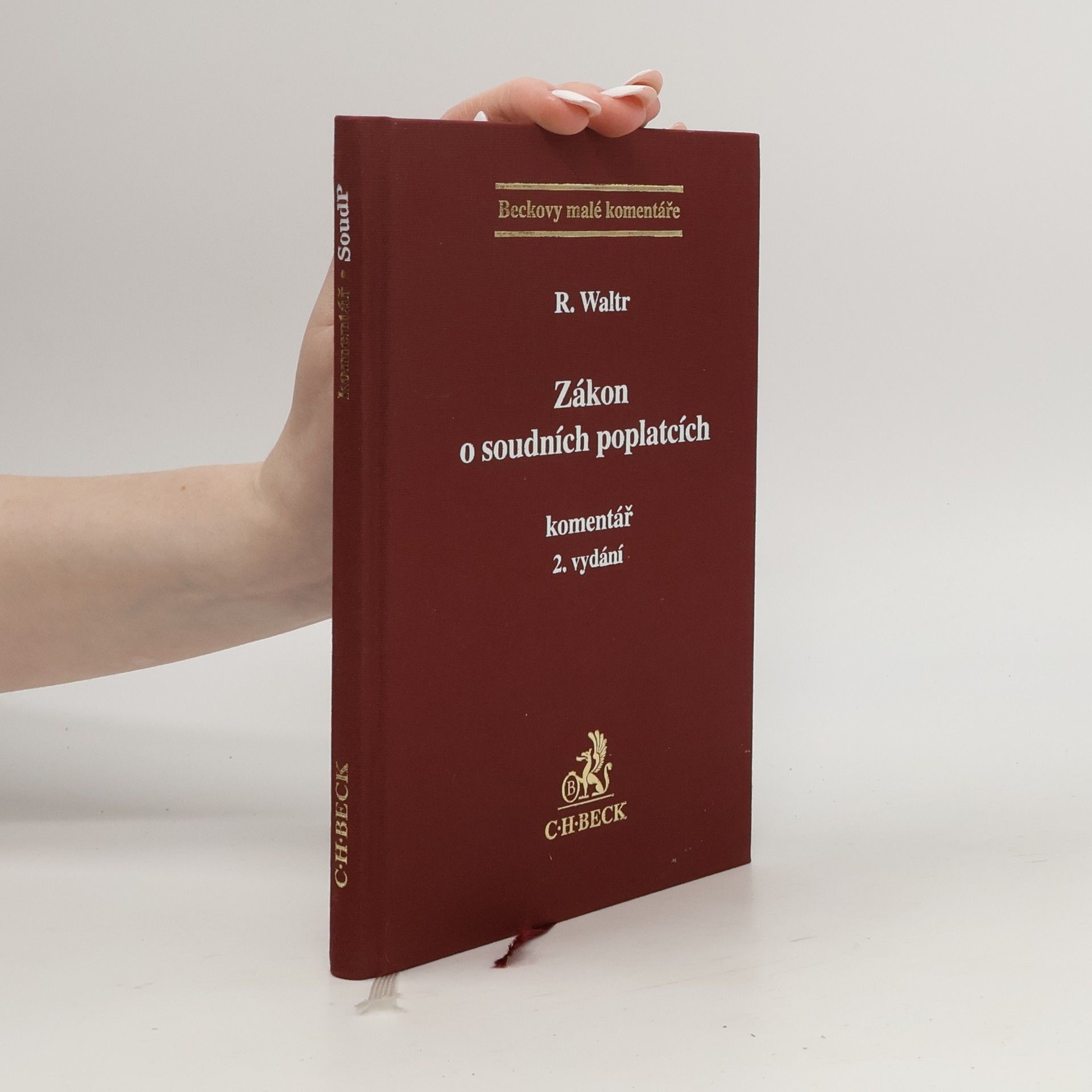 Robert Waltr Zákon o soudních poplatcích. Komentář, 2. vydání