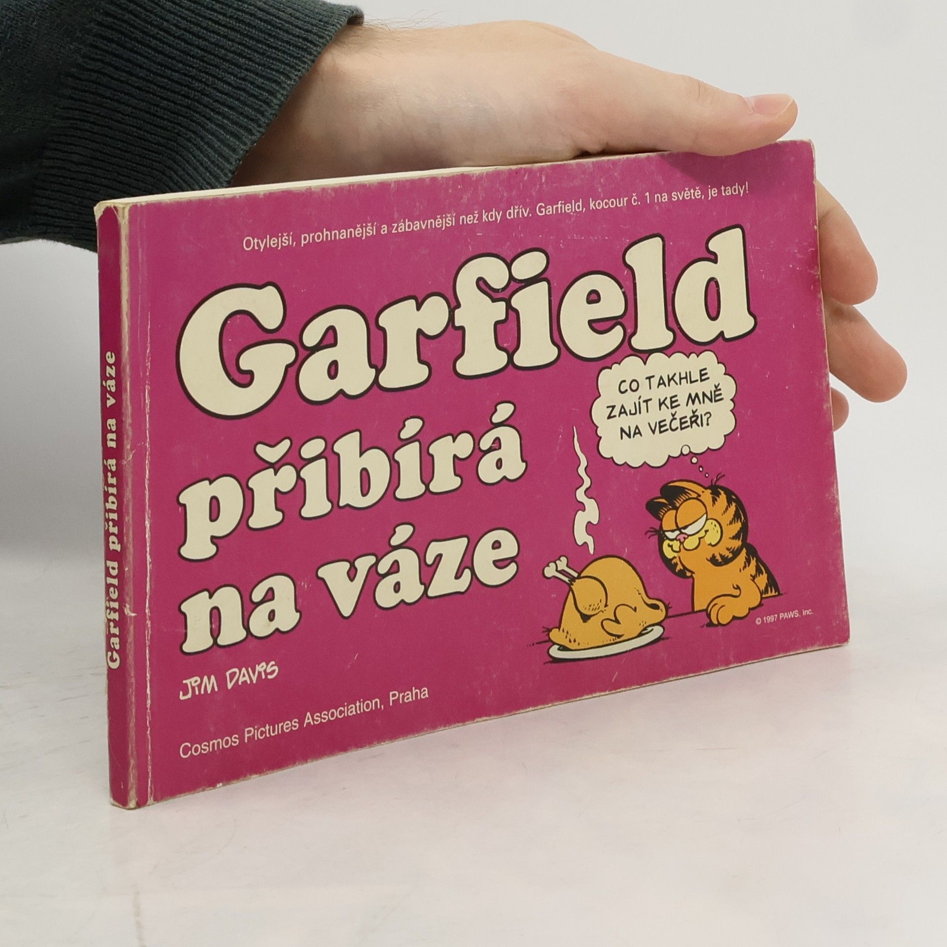 Jim Davis Garfield přibírá na váze