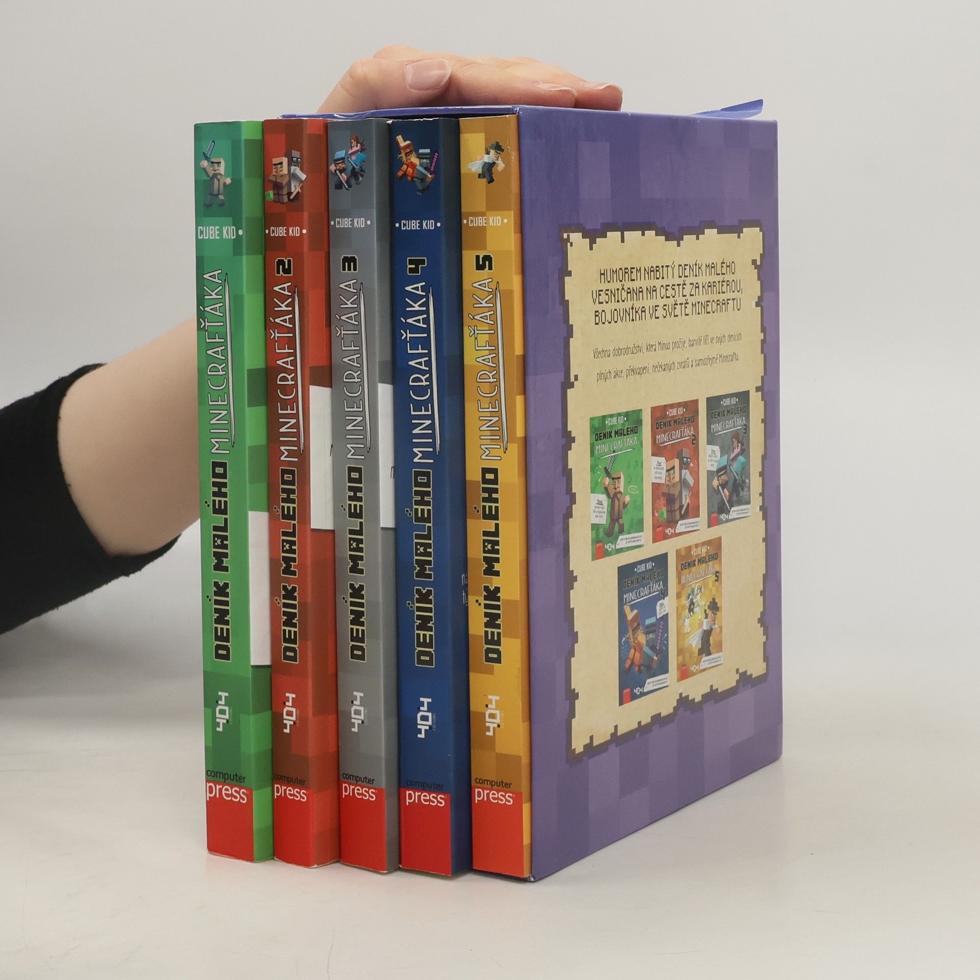 Barbora Antonová Deník malého Minecrafťáka. Box 1-5