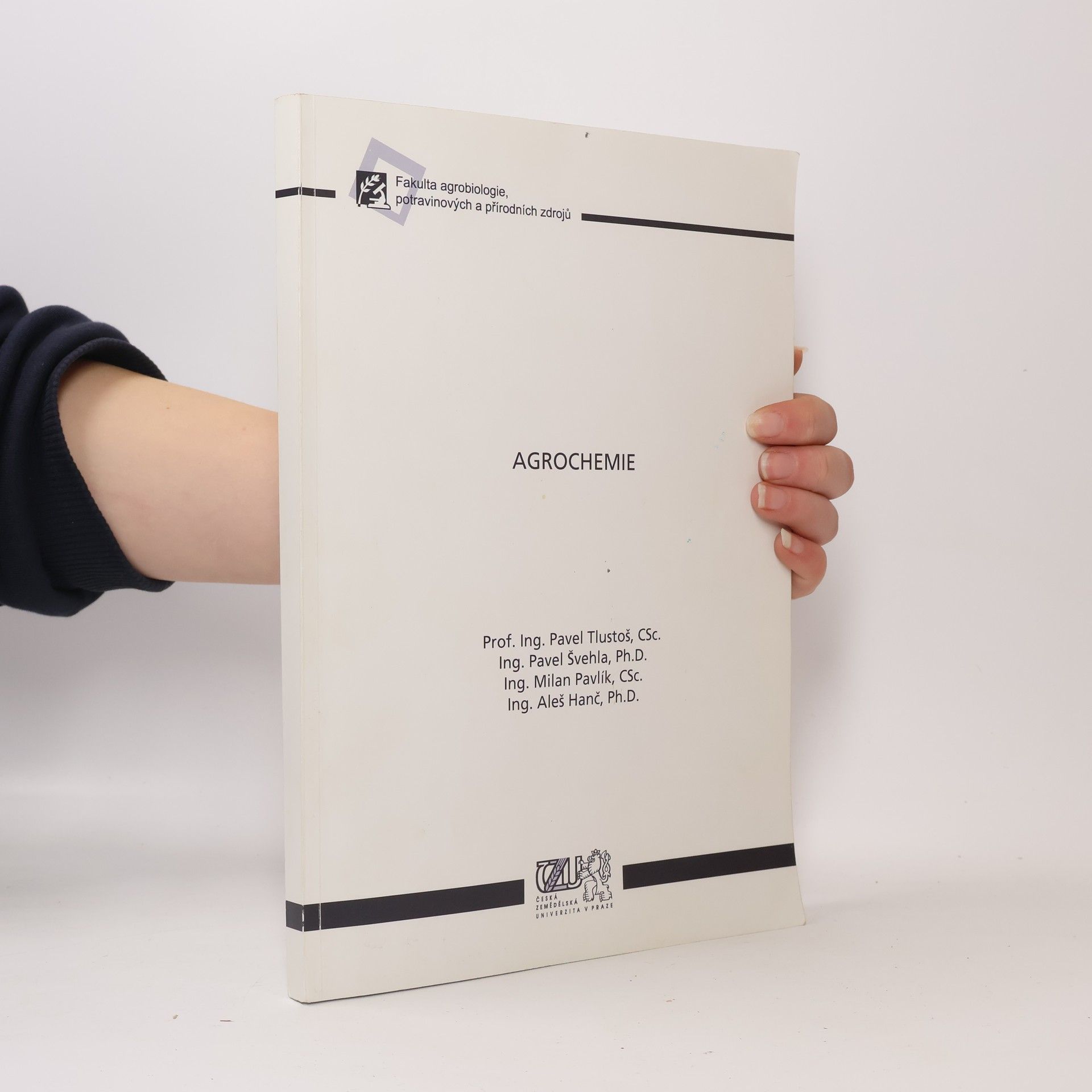 Pavel Tlustoš Agrochemie