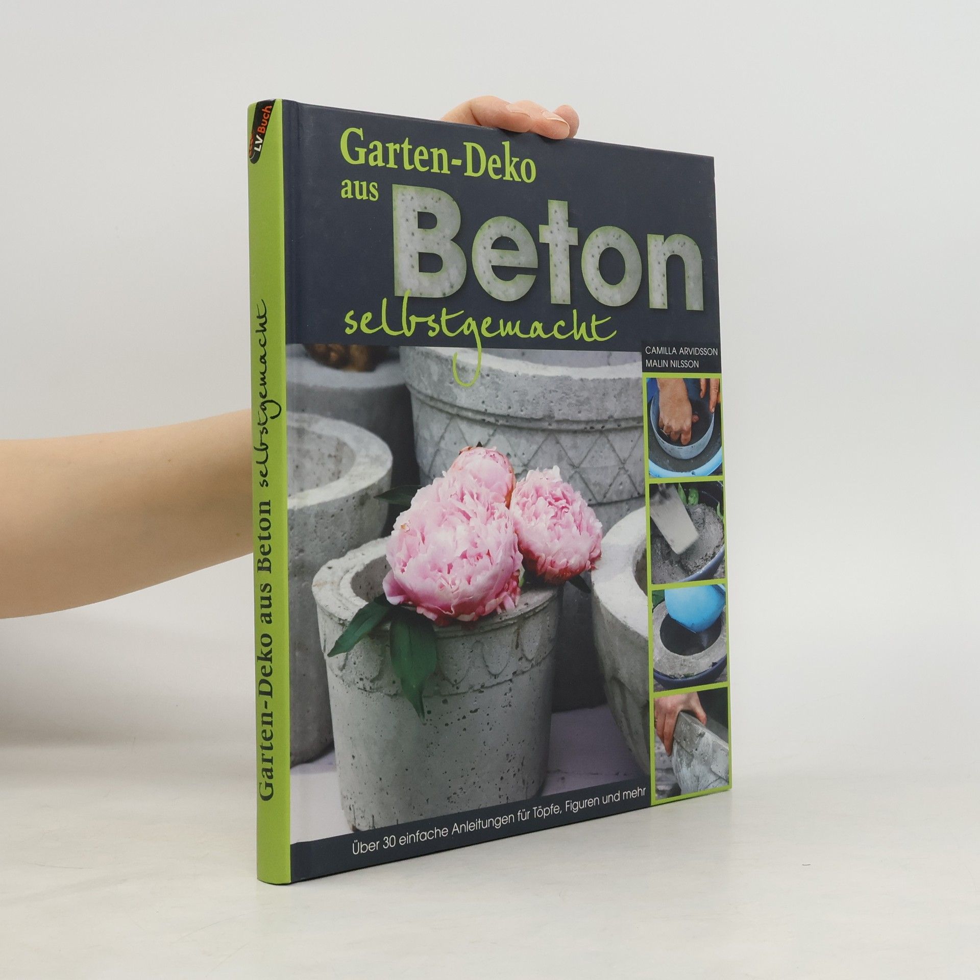 Gartendeko aus Beton selbstgemacht