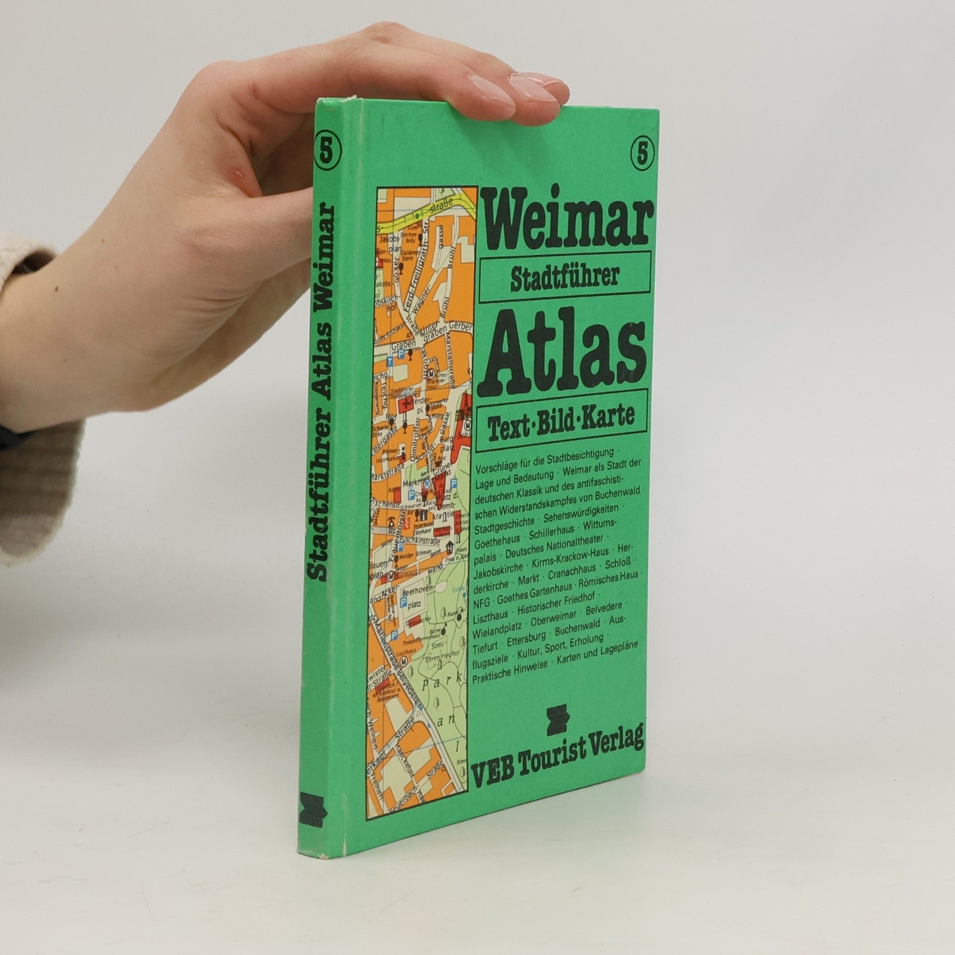 Karl Czok Leipzig Stadtführer Atlas Text, Bild, Karte