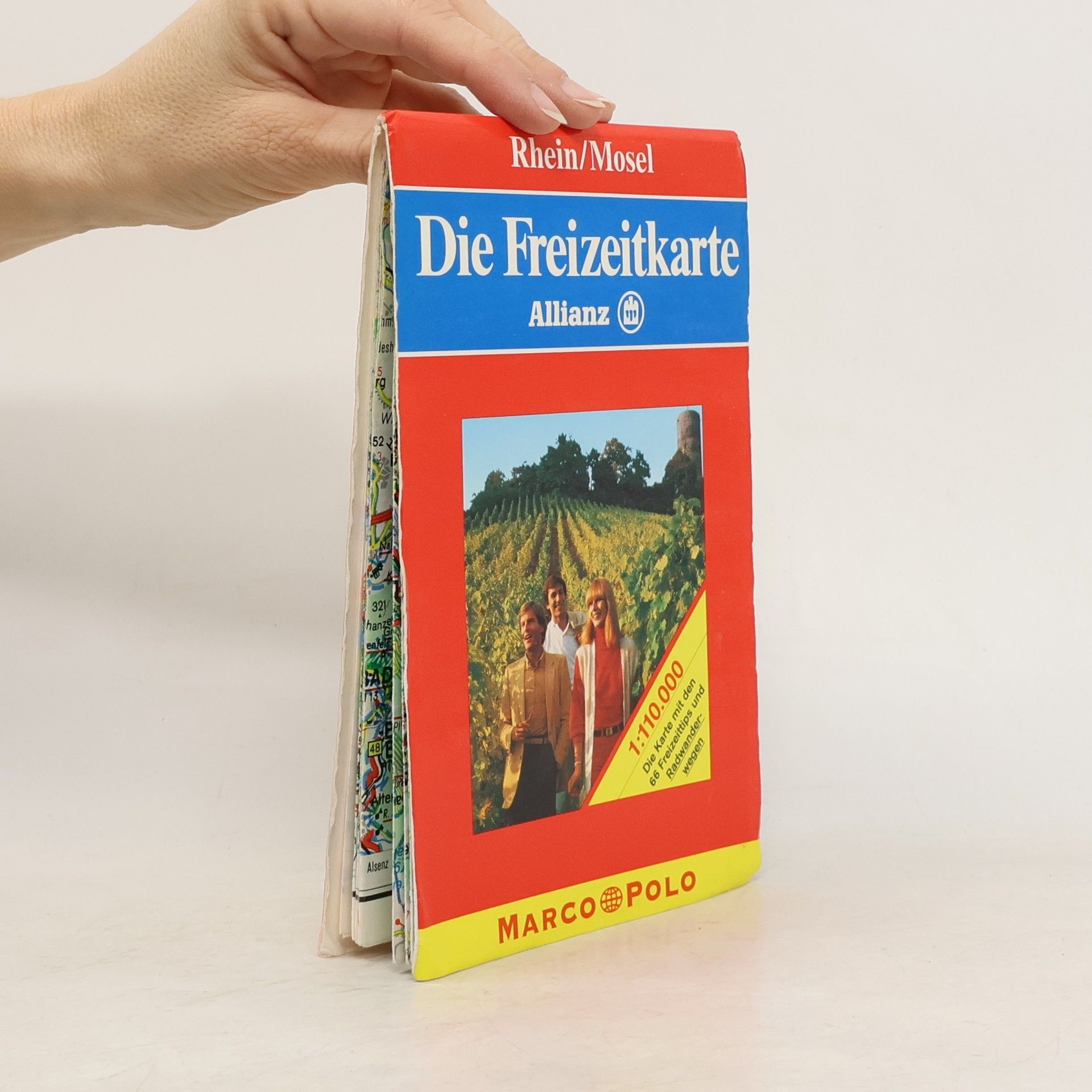 Collectif d'auteurs Die Freizeitkarte Allianz, Bl.18, Rhein, Mosel