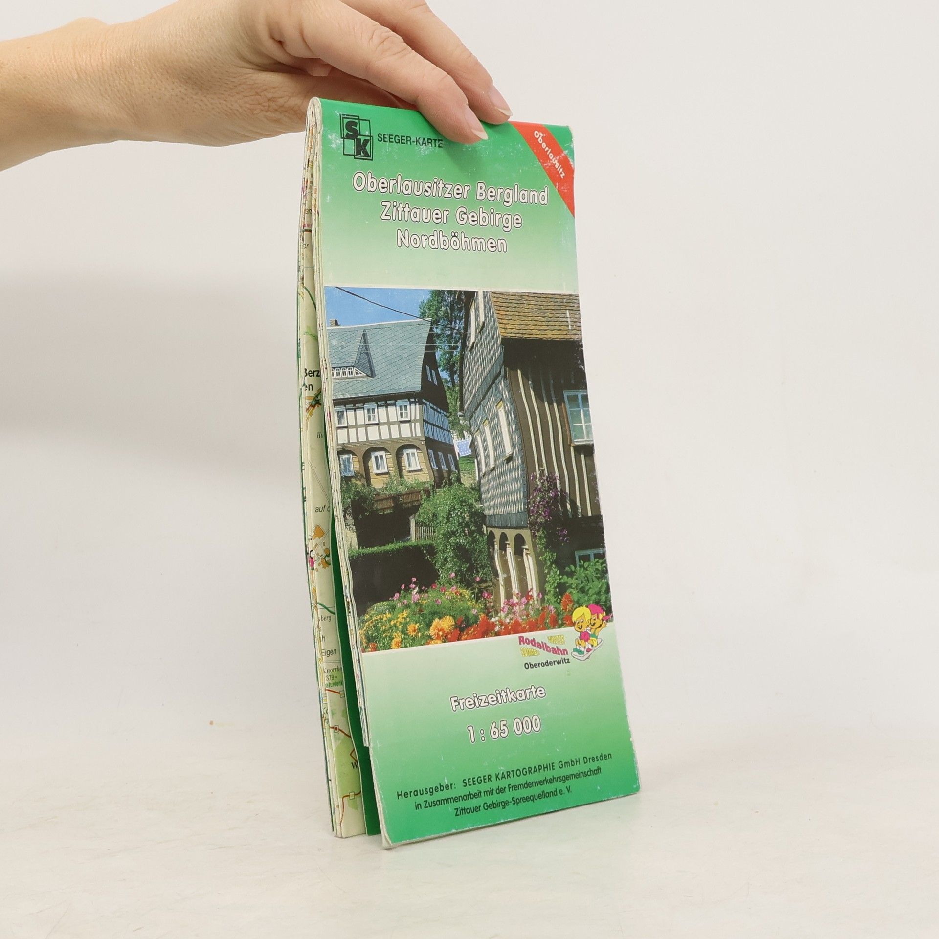 SEEGER KARTOGRAPHIE GmbH Dresden Seeger-Karte: Oberlausitzer Bergland, Zittauer Gebirge, Nordböhmen