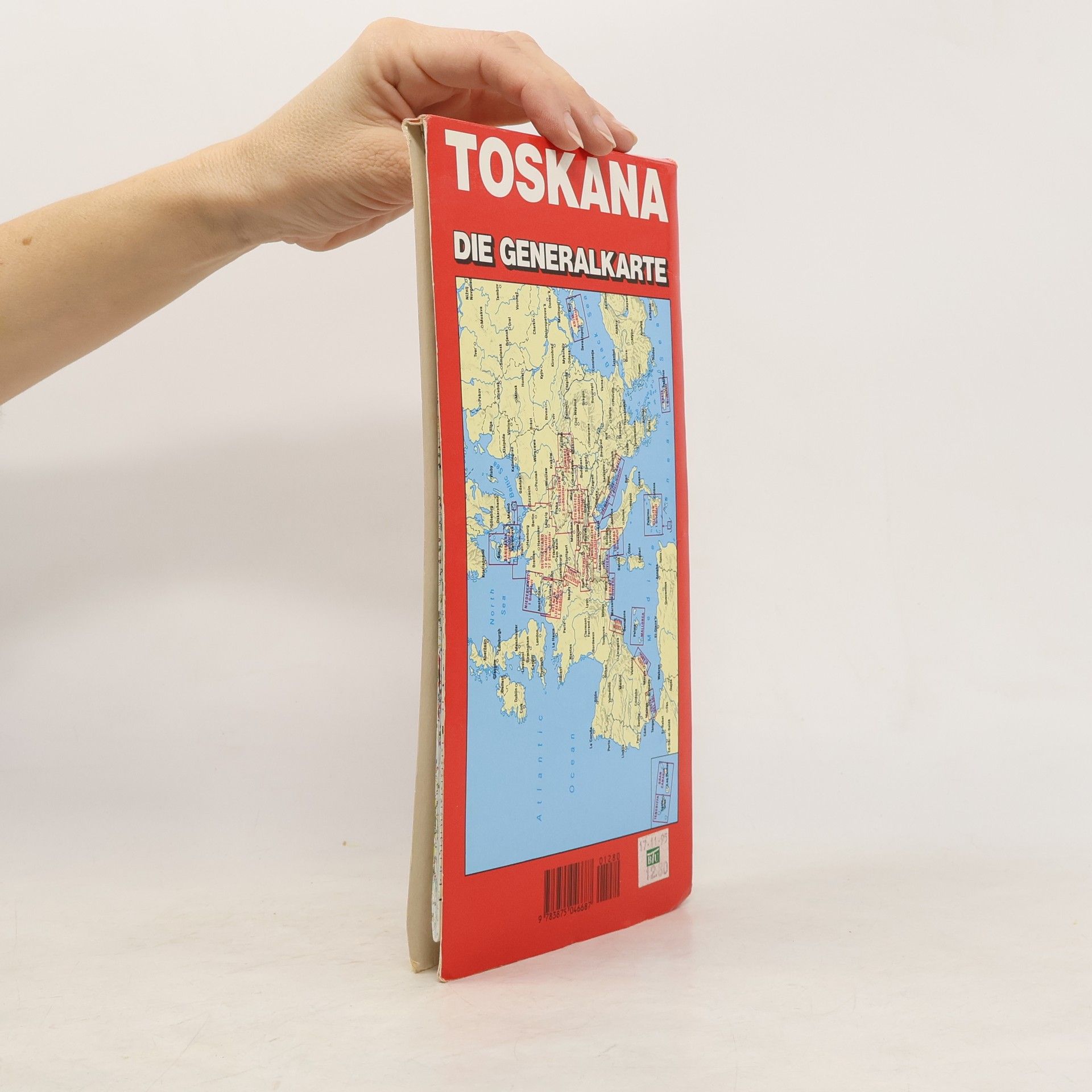 Toskana, die Generalkarte 1:250.000