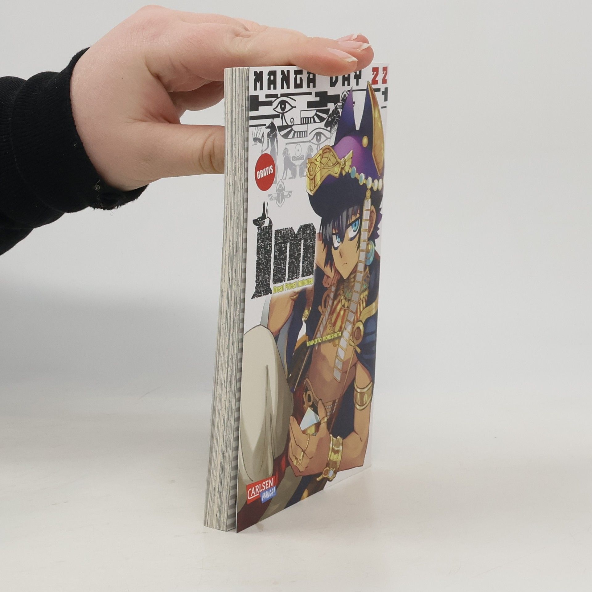 Makoto Morishita Manga Day 22. Im. Great Priest Imhotep