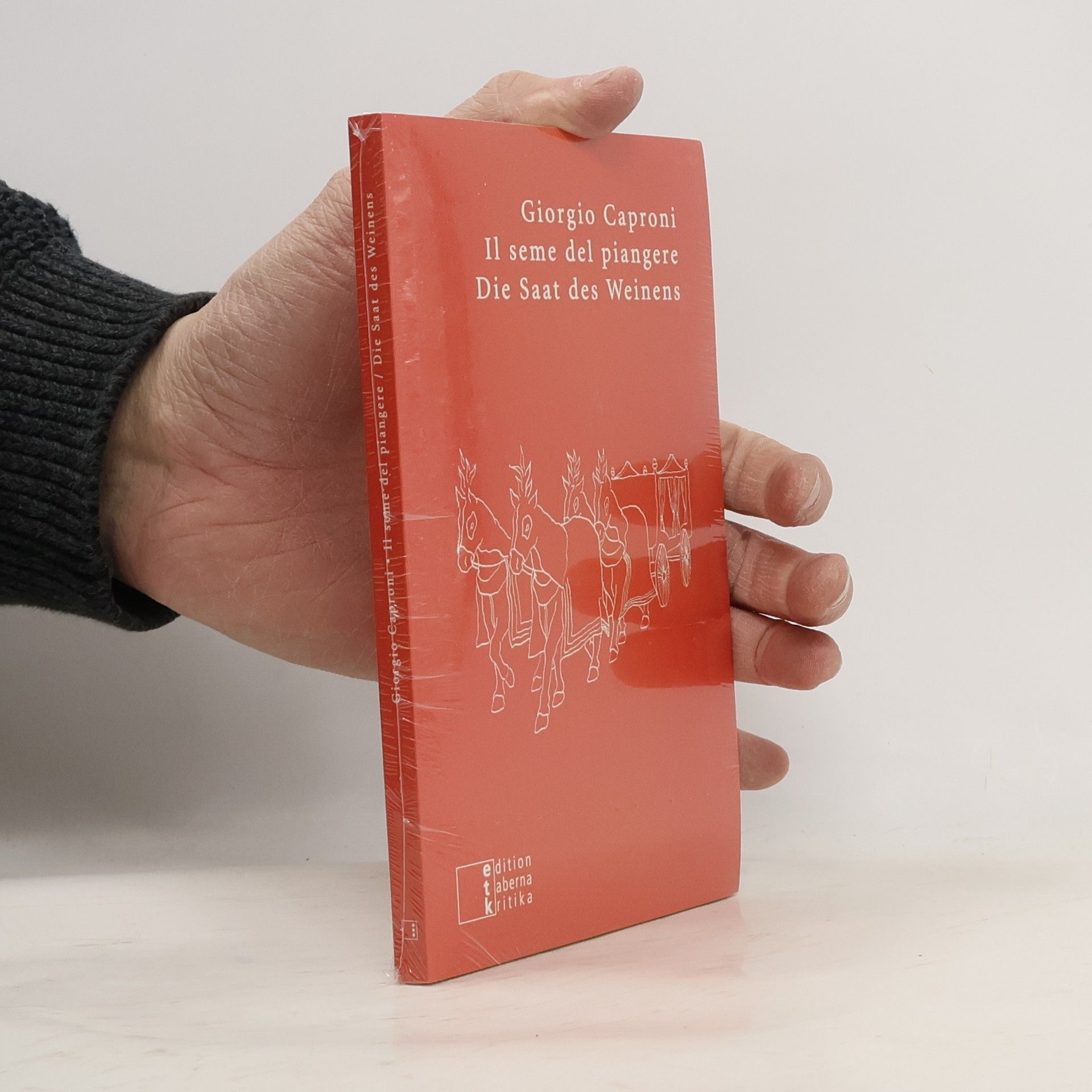Giorgio Caproni Il seme del piangere