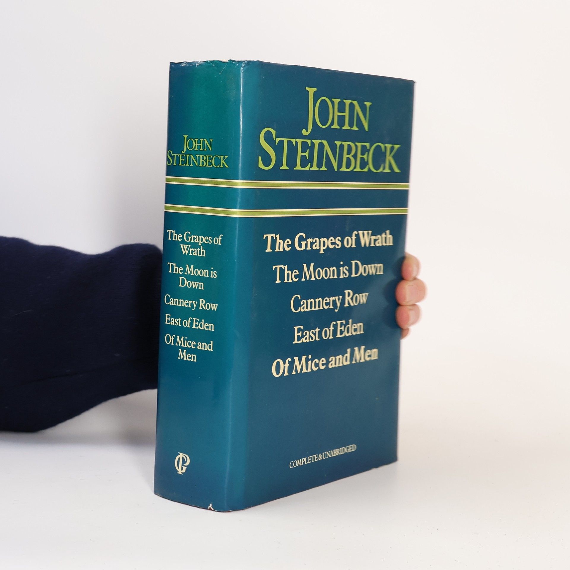 John Steinbeck The Grapes of Wrath, The Moon is Down, Cannery Row, East of Eden, Of Mice and Men