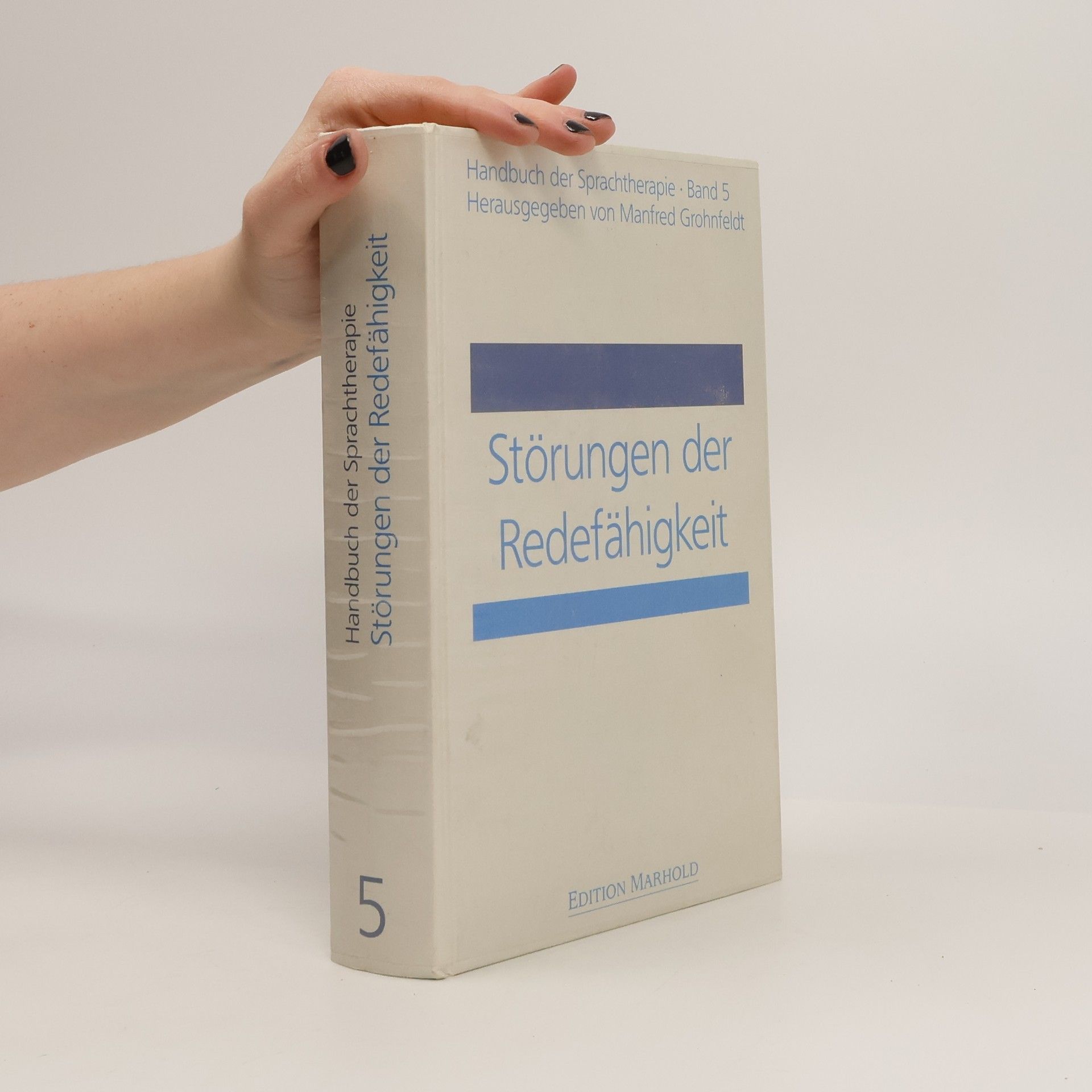 Manfred Grohnfeldt Störungen der Redefähigkeit