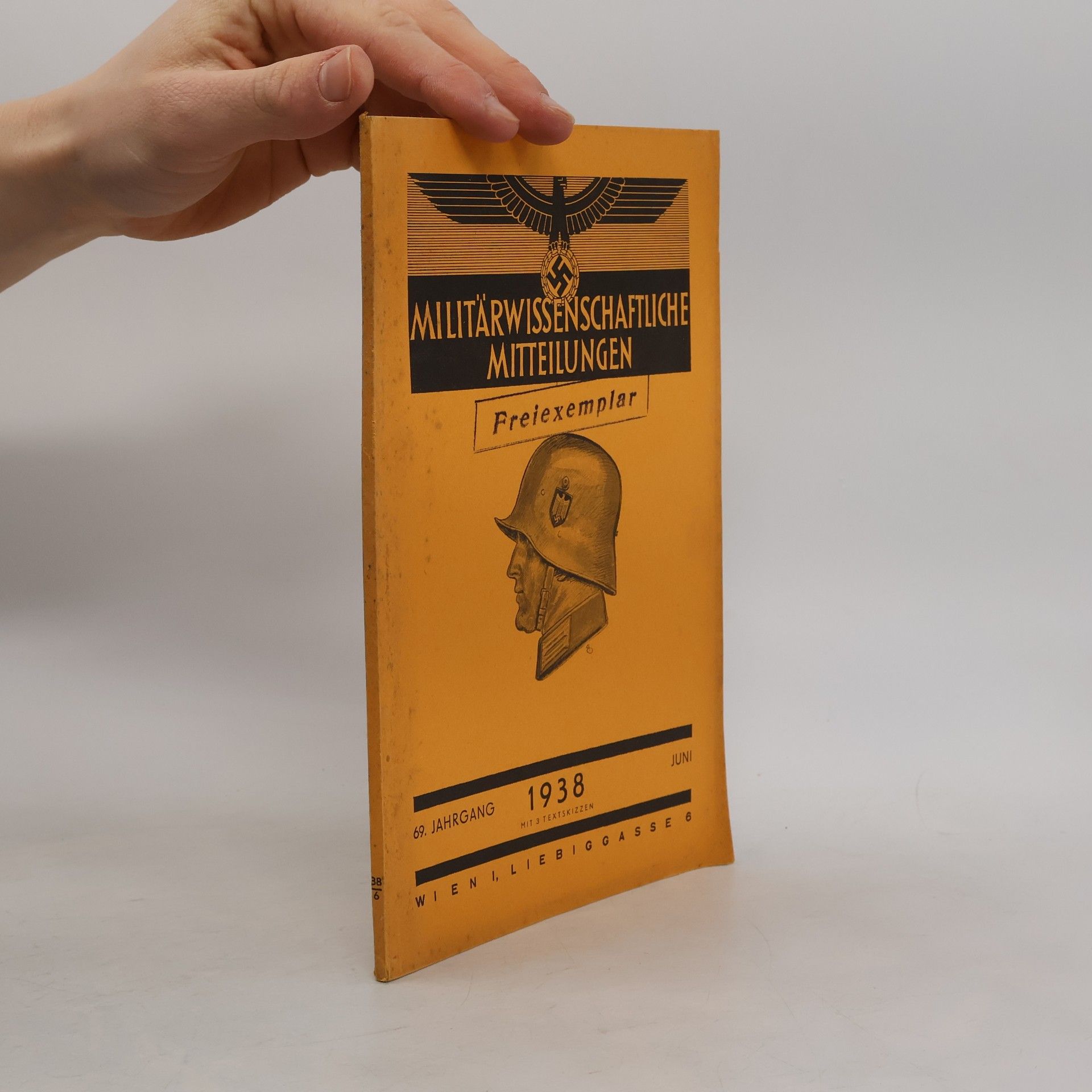 Kolektiv autorů Militärwissenschaftliche Mitteilungen. Freiexemplar