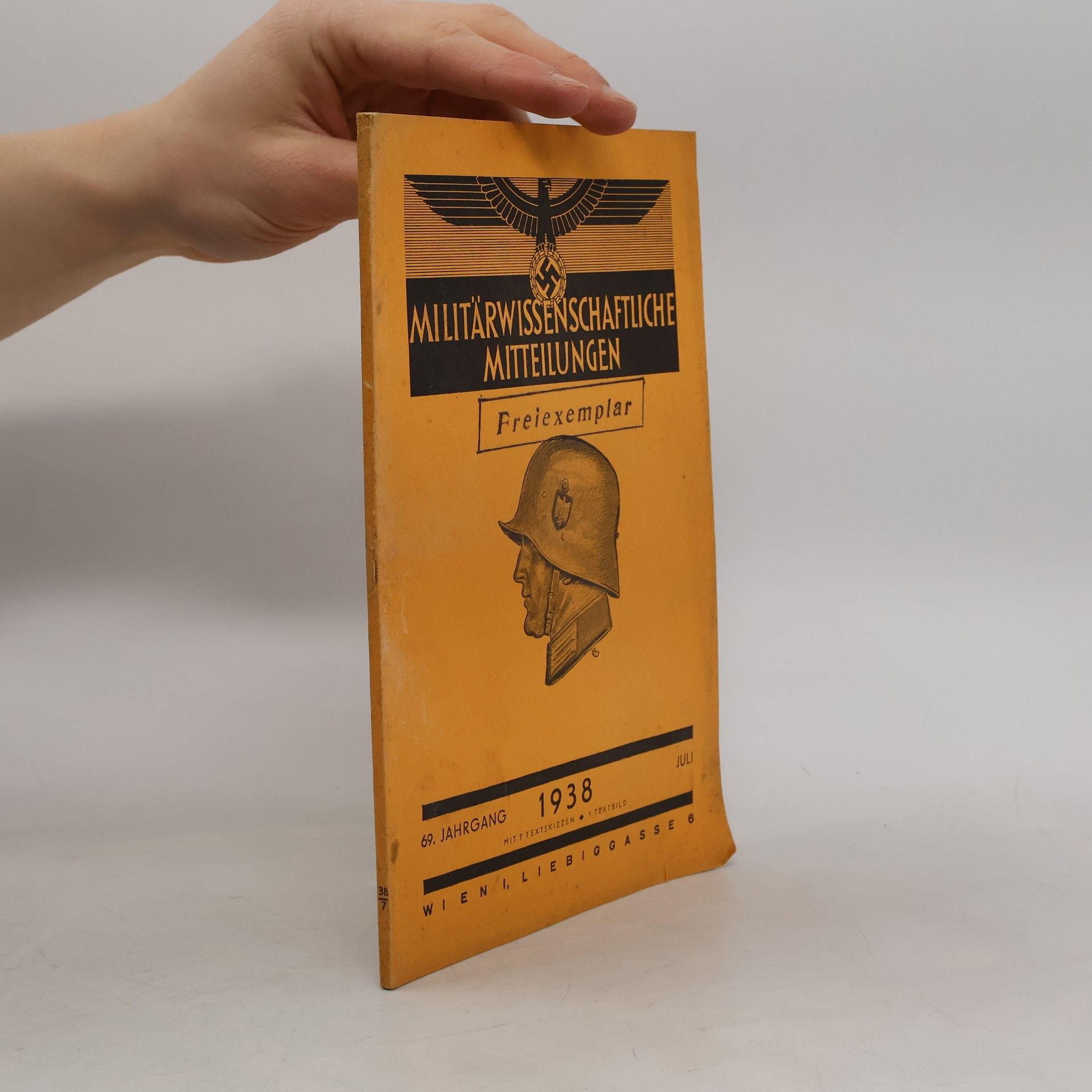 Kolektiv autorů Militärwissenschaftliche Mitteilungen. Freiexemplar