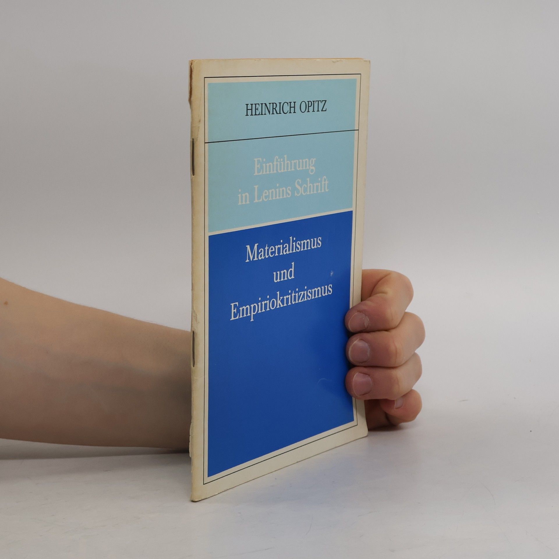 Heinrich Optiz Einführung in Lenins Schrift