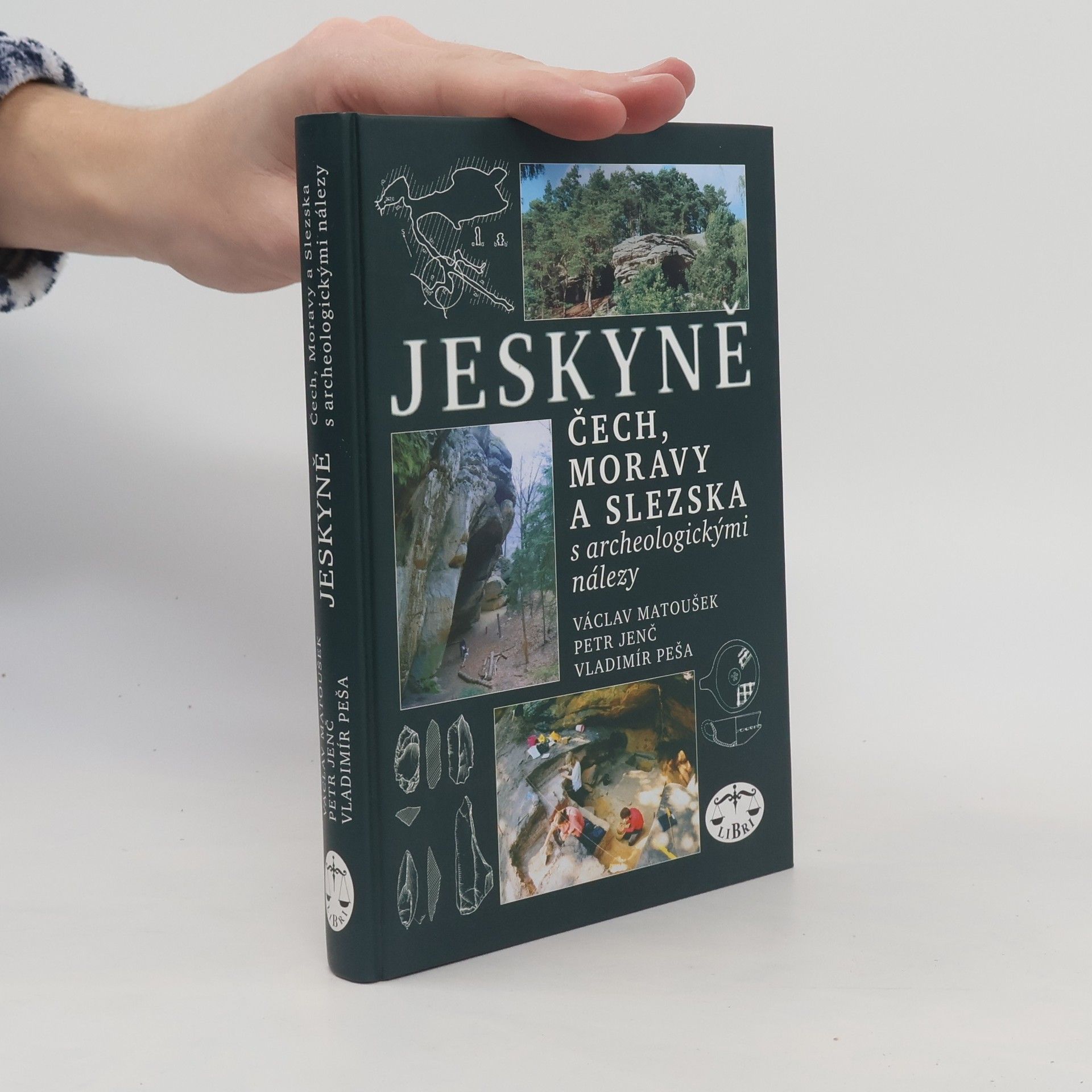 Vladimír Peša Jeskyně Čech, Moravy a Slezska s archeologickými nálezy