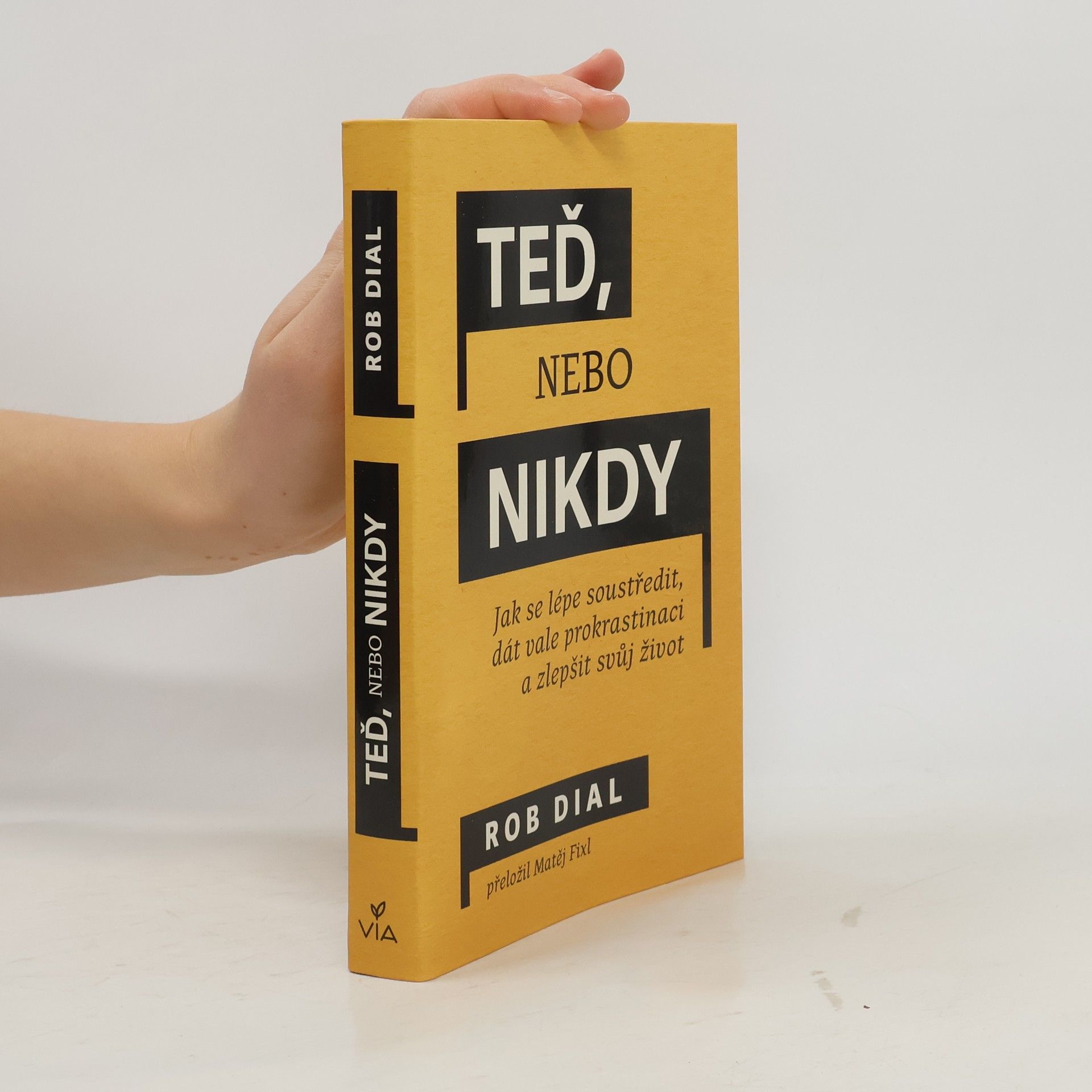 Rob Dial Teď nebo nikdy : jak se lépe soustředit, dát vale prokrastinaci a zlepšit svůj život