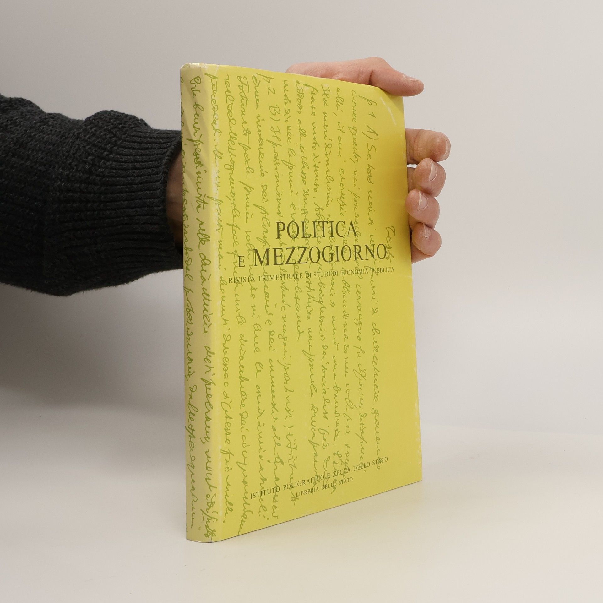 Beniamino Finocchiaro Politica e Mezzogiorno. Rivista trimestrale di studi di economia pubblica