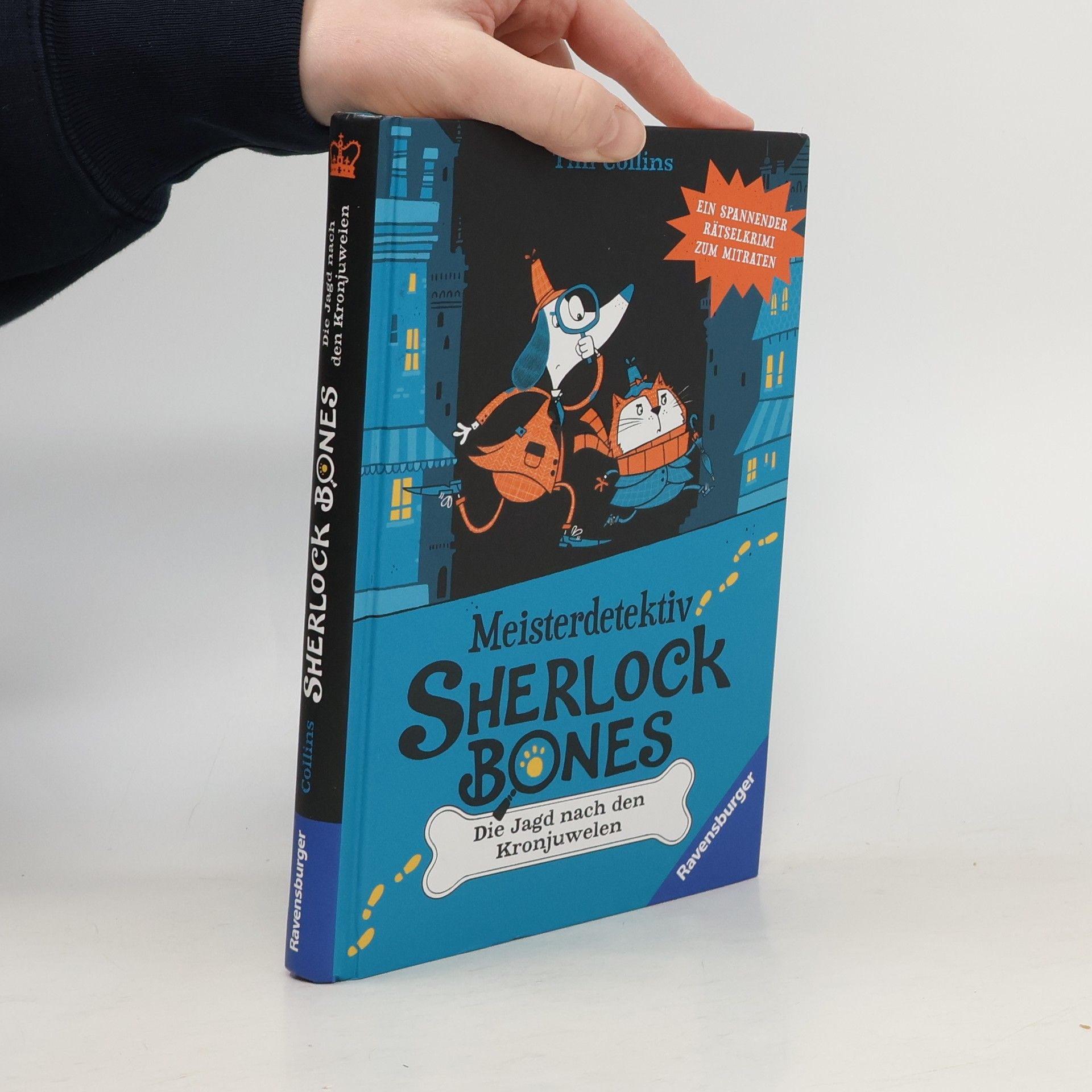 John Bigwood Meisterdetektiv Sherlock Bones. Ein spannender Rätselkrimi zum Mitraten, Band. 1: Die Jagd nach den Kronjuwelen