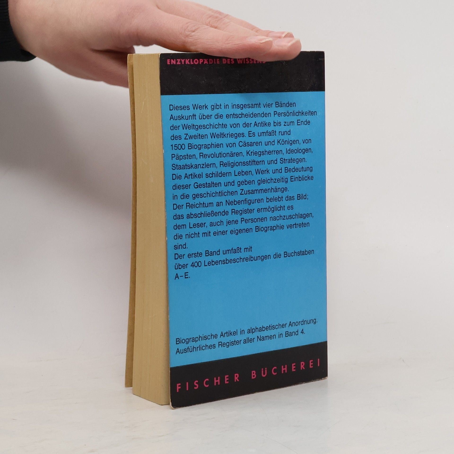 Hans Herzfeld Geschichte in Gestalten 1. A-E