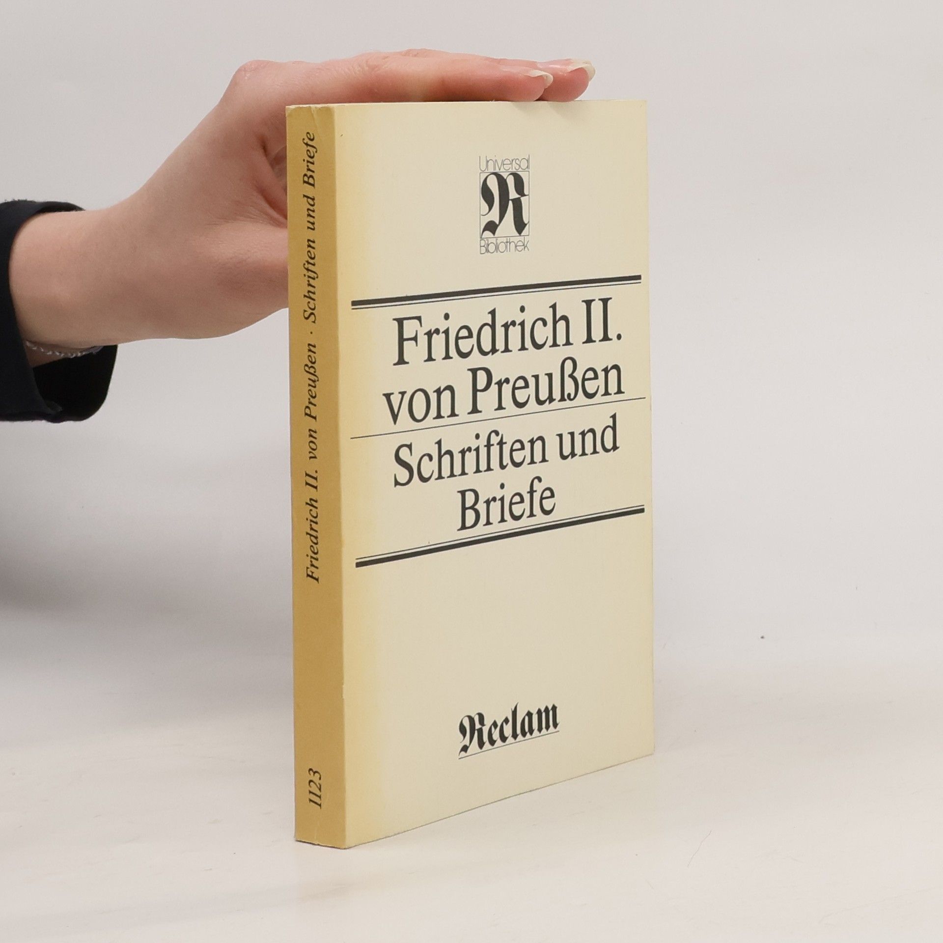 Fridrich II. Pruský Friedrich II. von Preußen. Schriften und Briefe