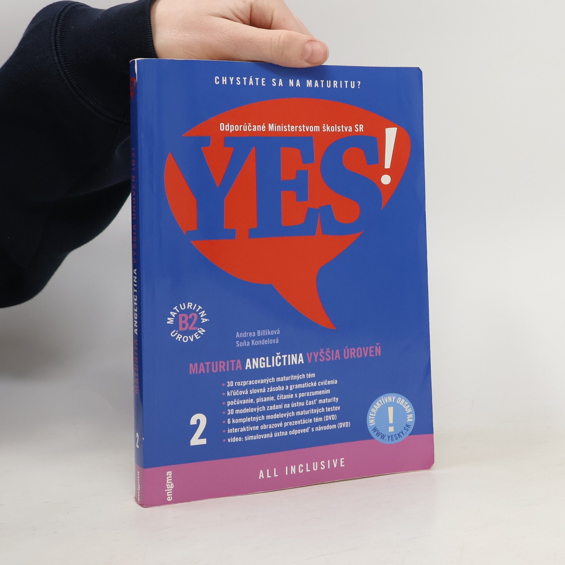 Andrea Billíková Maturita angličtina vyššia úroveň (B2)